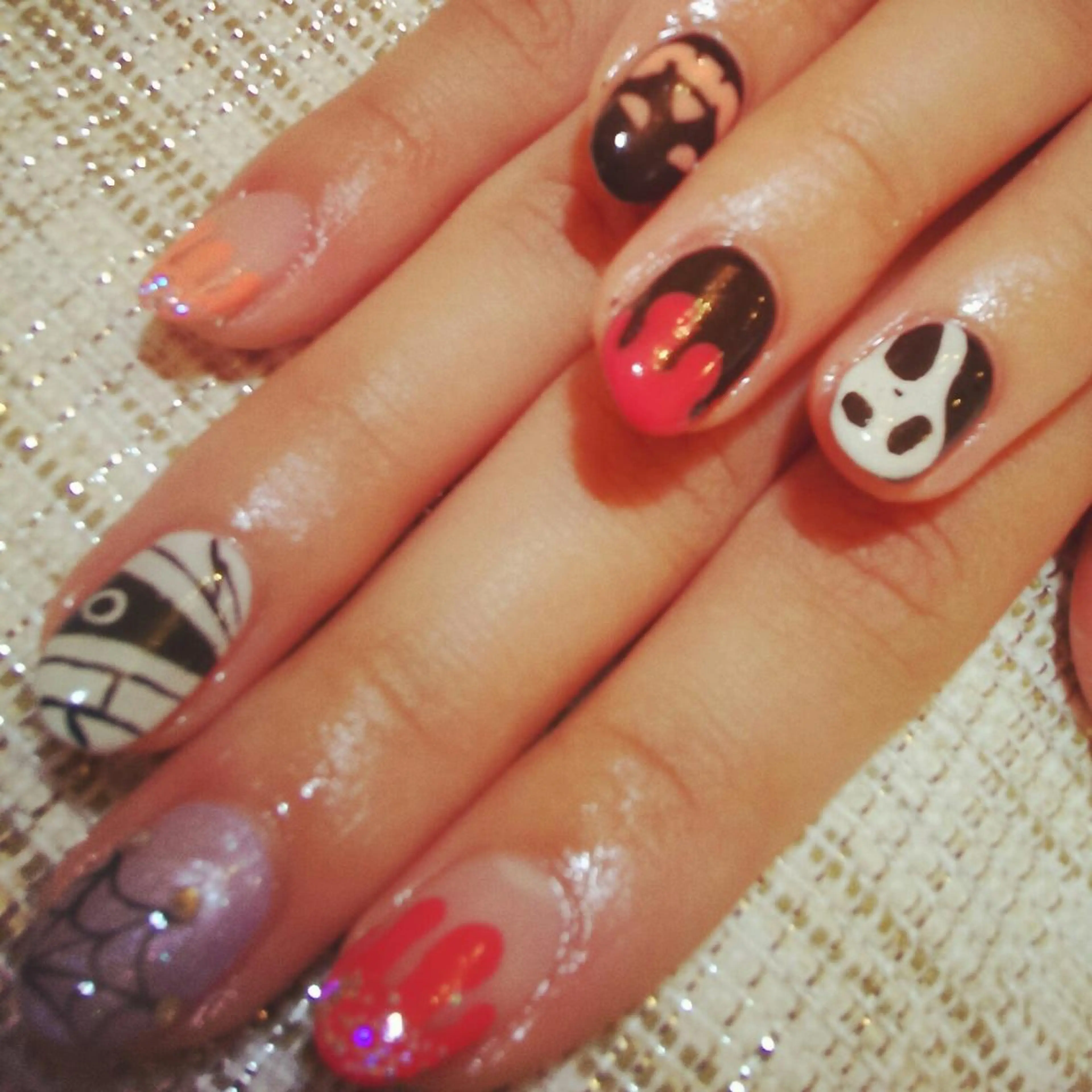 ネイル ハロウィン プライベートサロン HA♥NAのマツエク・マツパデザイン