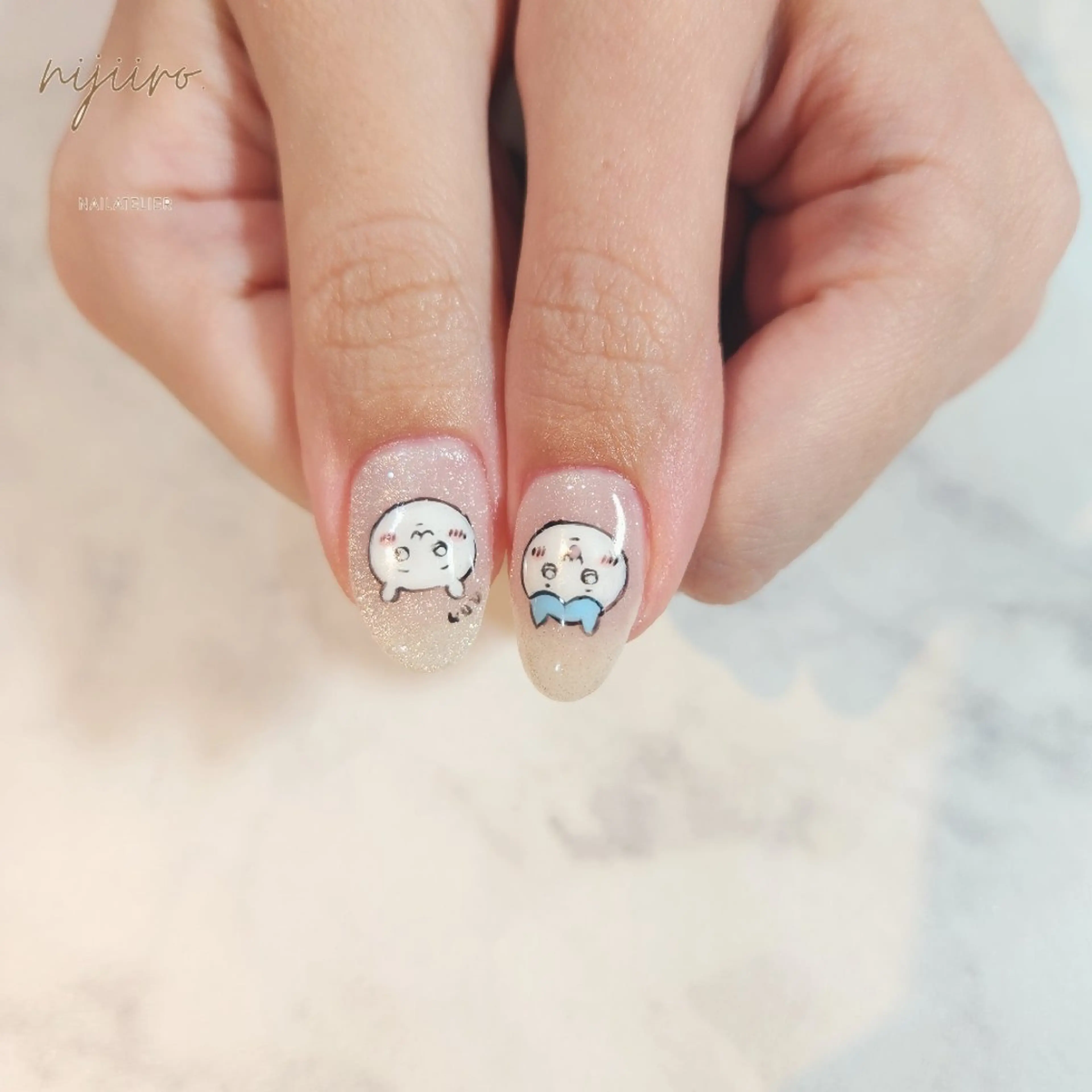 ネイル ハンドネイル nailatelier nijiiro.所属・nijiiro🌈 サトウのネイルデザイン