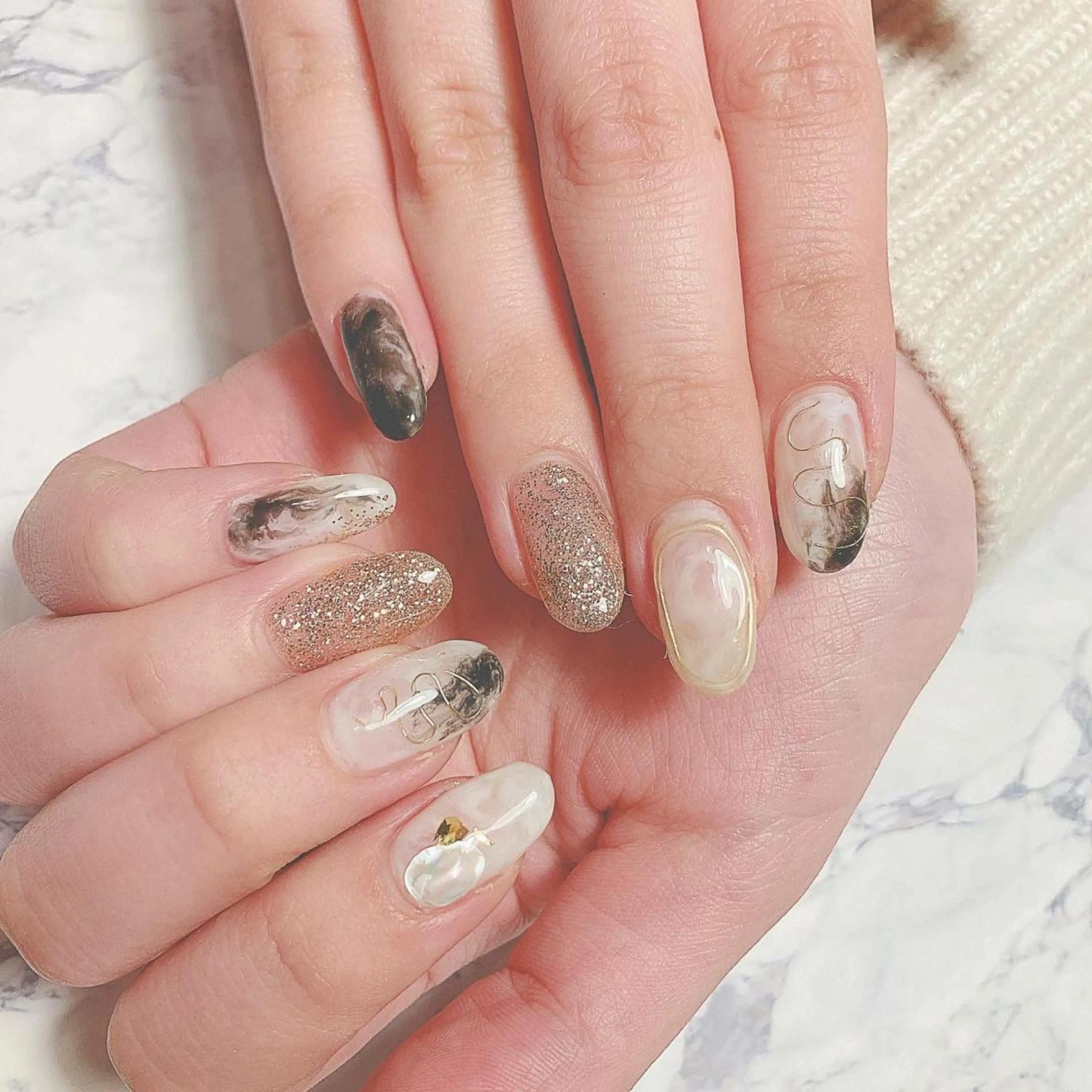 ネイル 名倉 なな子のネイルデザイン