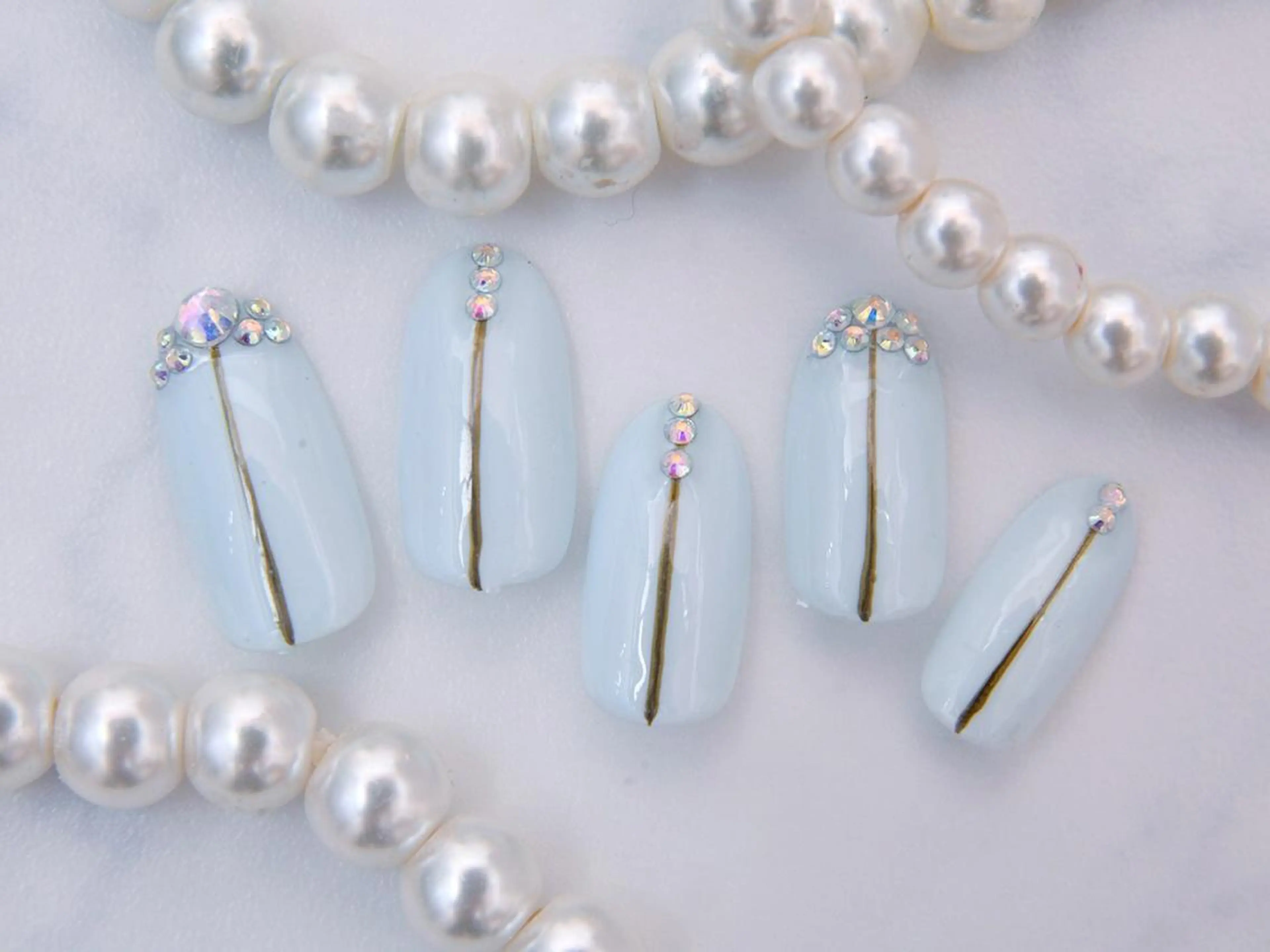 ネイル 桜ネイル クリアネイル フットネイル ジェルネイル キラキラネイル Tiary Nail Yのネイルデザイン