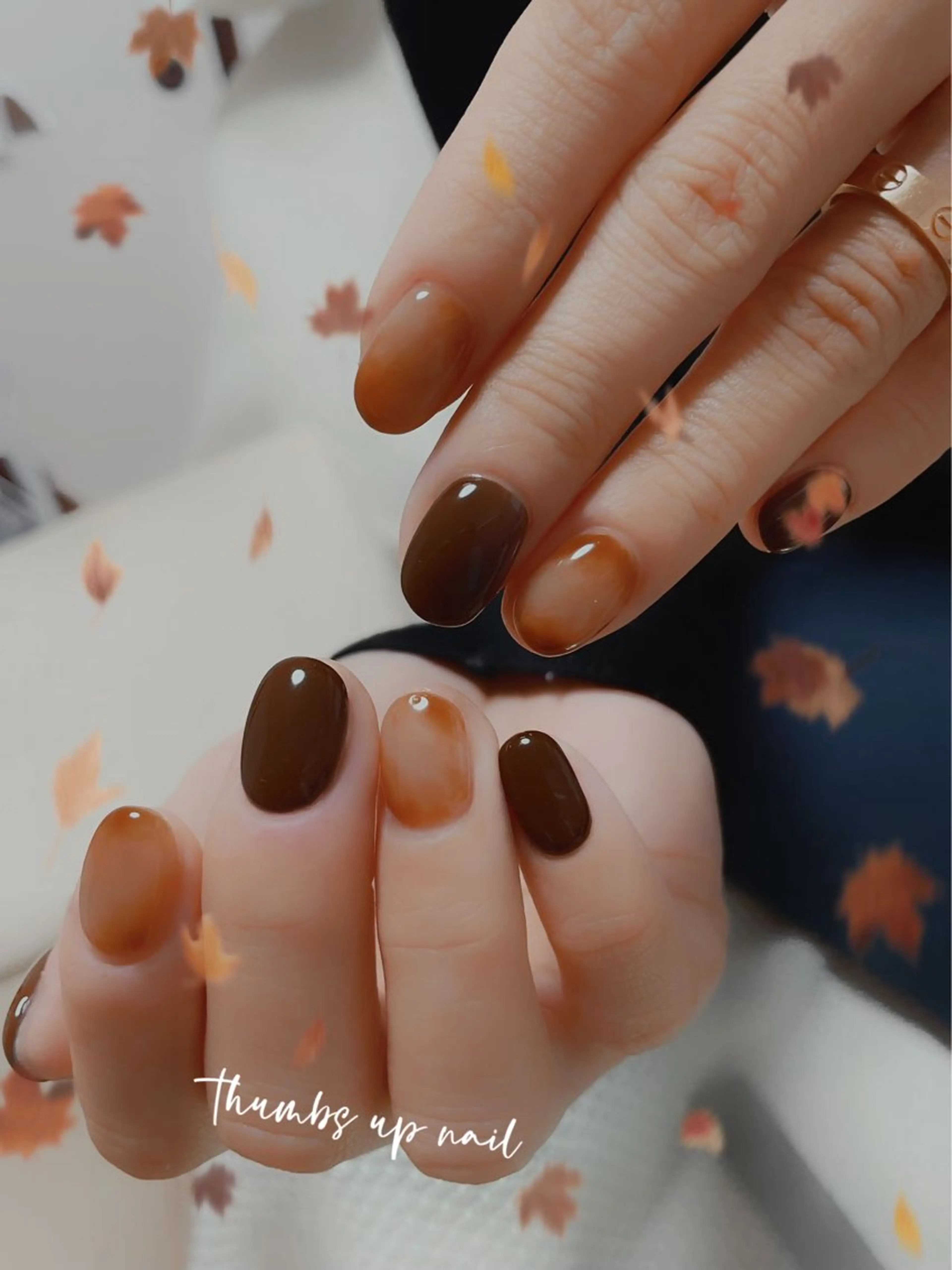 ネイル ハンドネイル 👍thumbs up nail👍のネイルデザイン