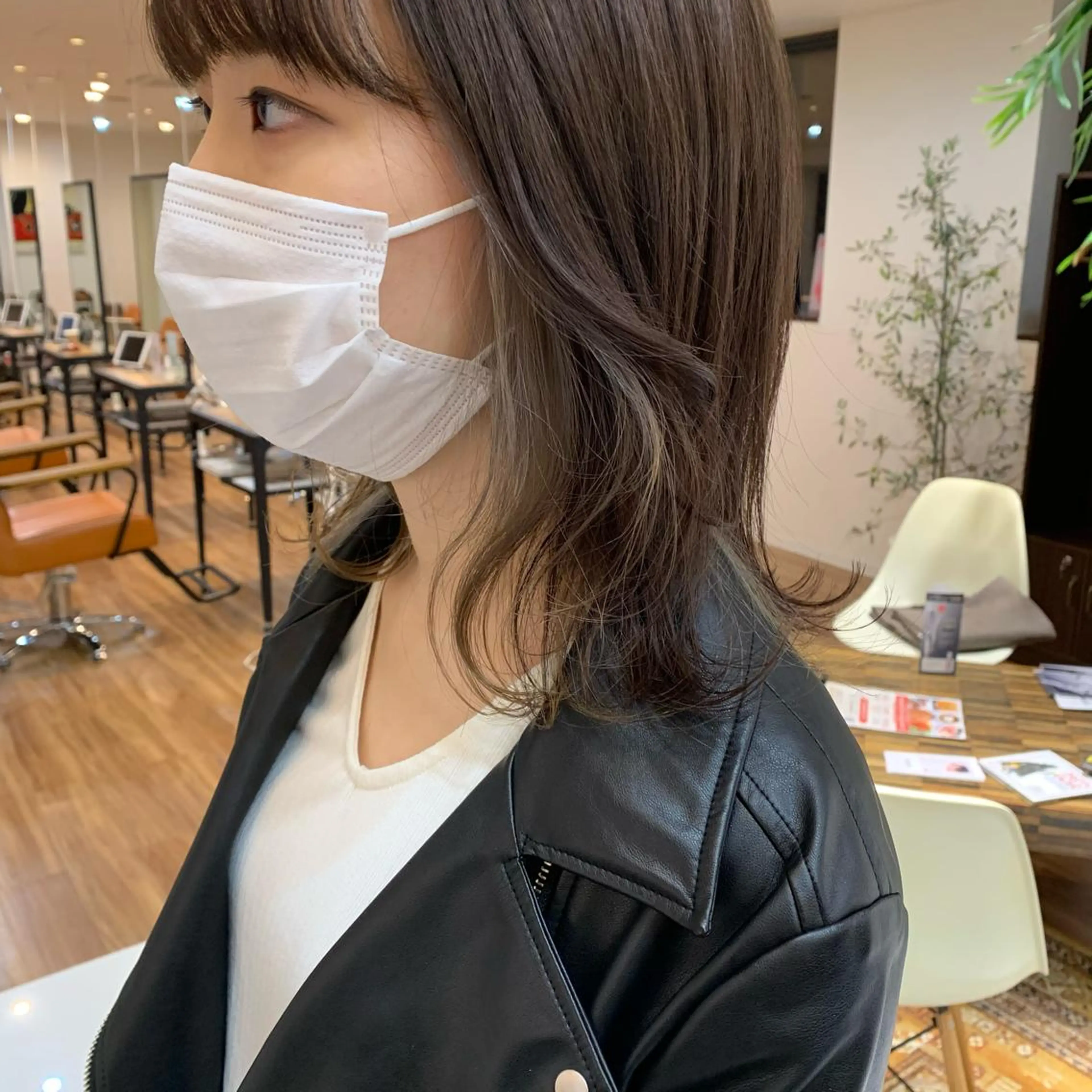 ミディアム カラー インナーカラー 【韓国風くびれヘア】 joule小木曽輝のヘアスタイル