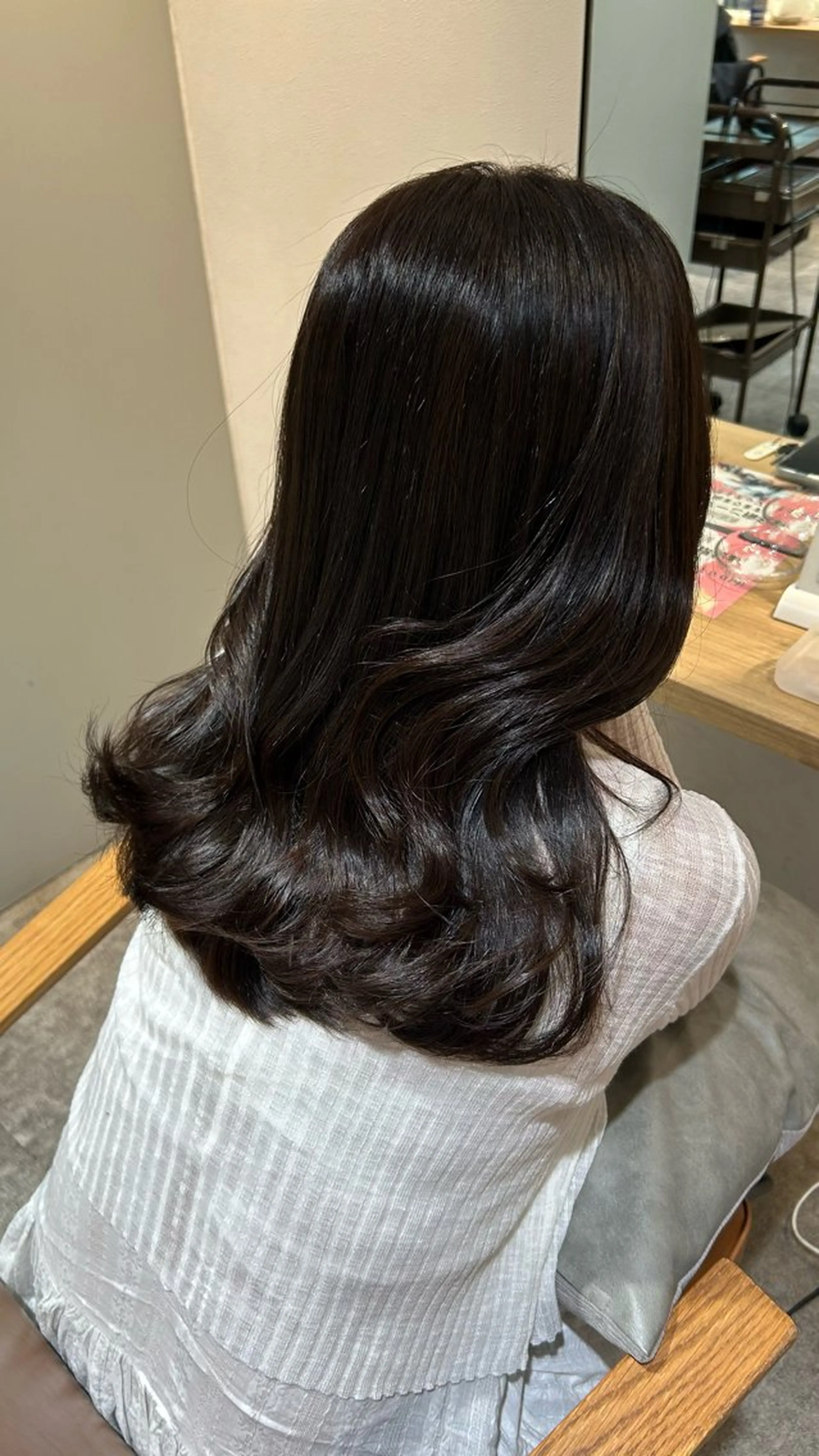 セミロング レイヤーカット 盛れヘア🪽 /miyu🎀のヘアスタイル