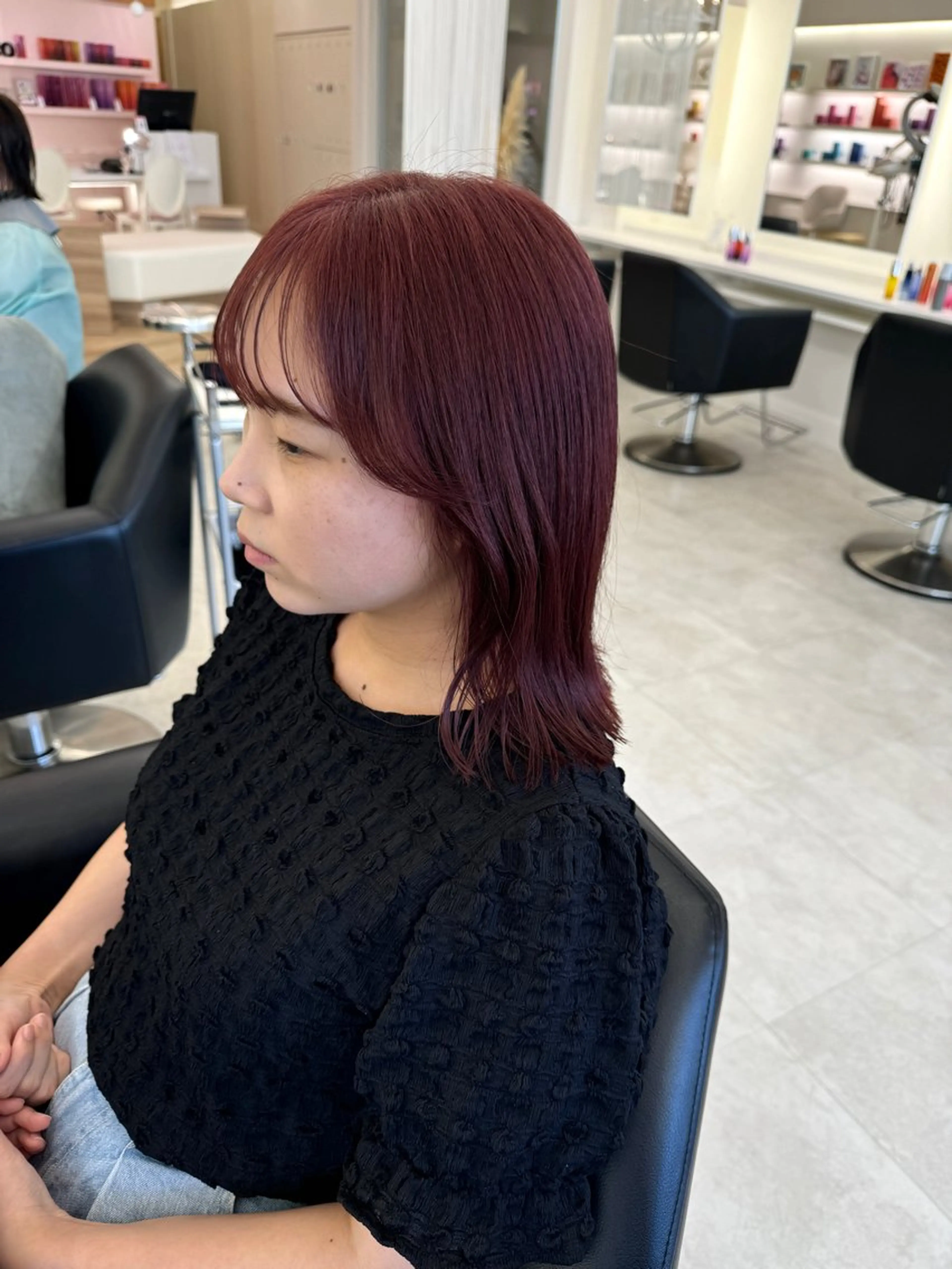 ロング カラー カット ヘアカラー ♡ParveMix NANO♡のヘアスタイル