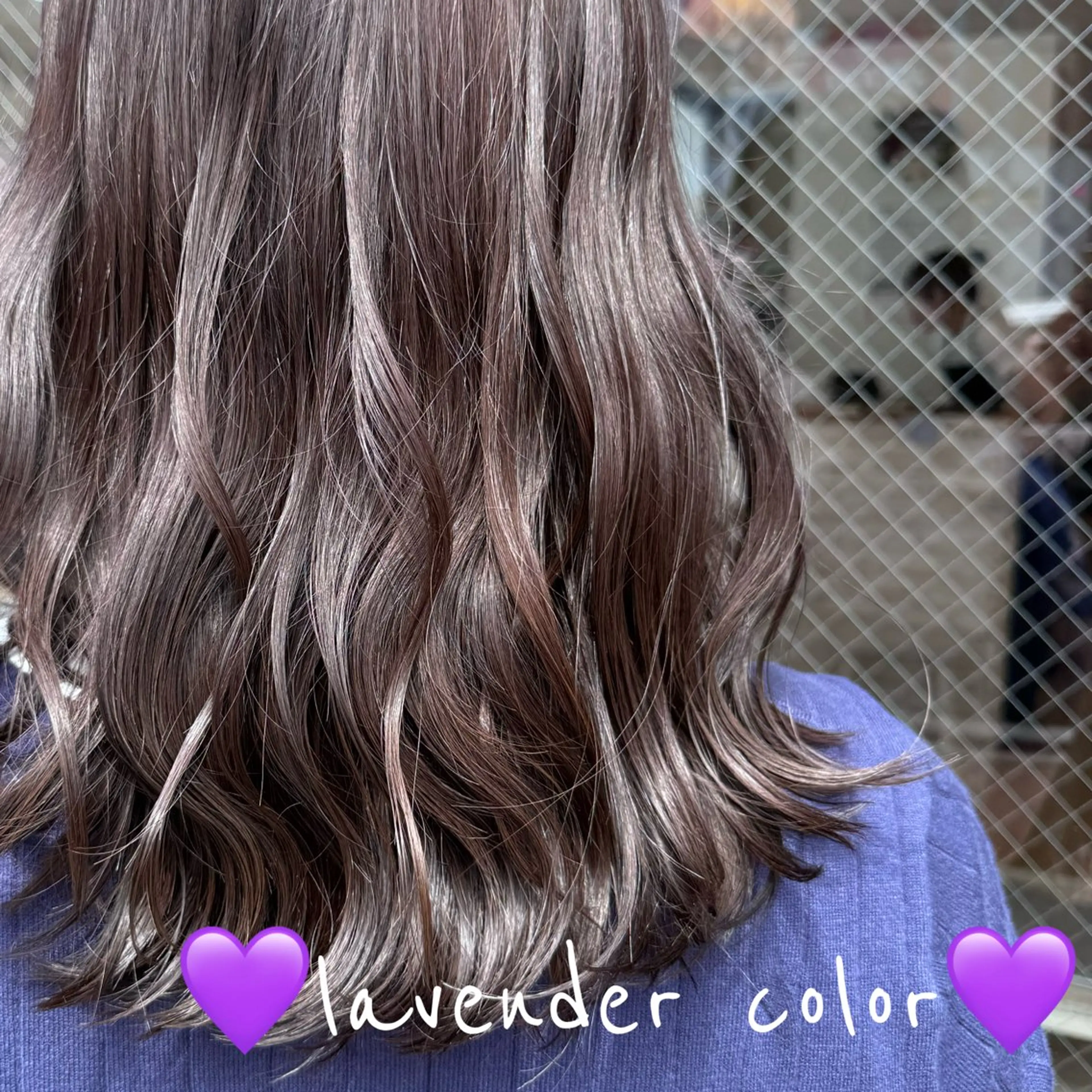 【9:30〜17:00】💜透明感抜群☆*。ラベンダーカラー💜➕トリートメントサービスの写真