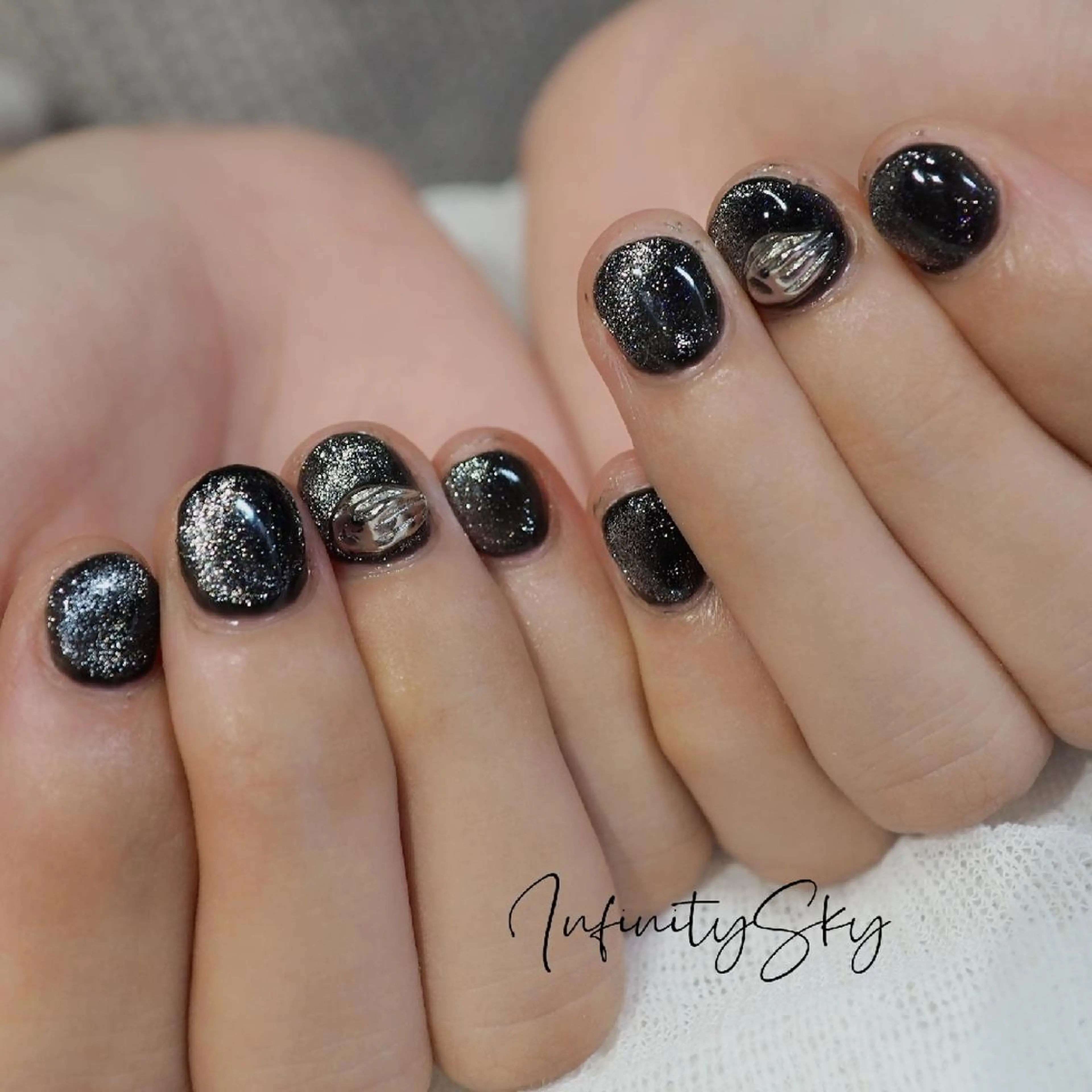 ネイル ハンドネイル infinity skyのネイルデザイン