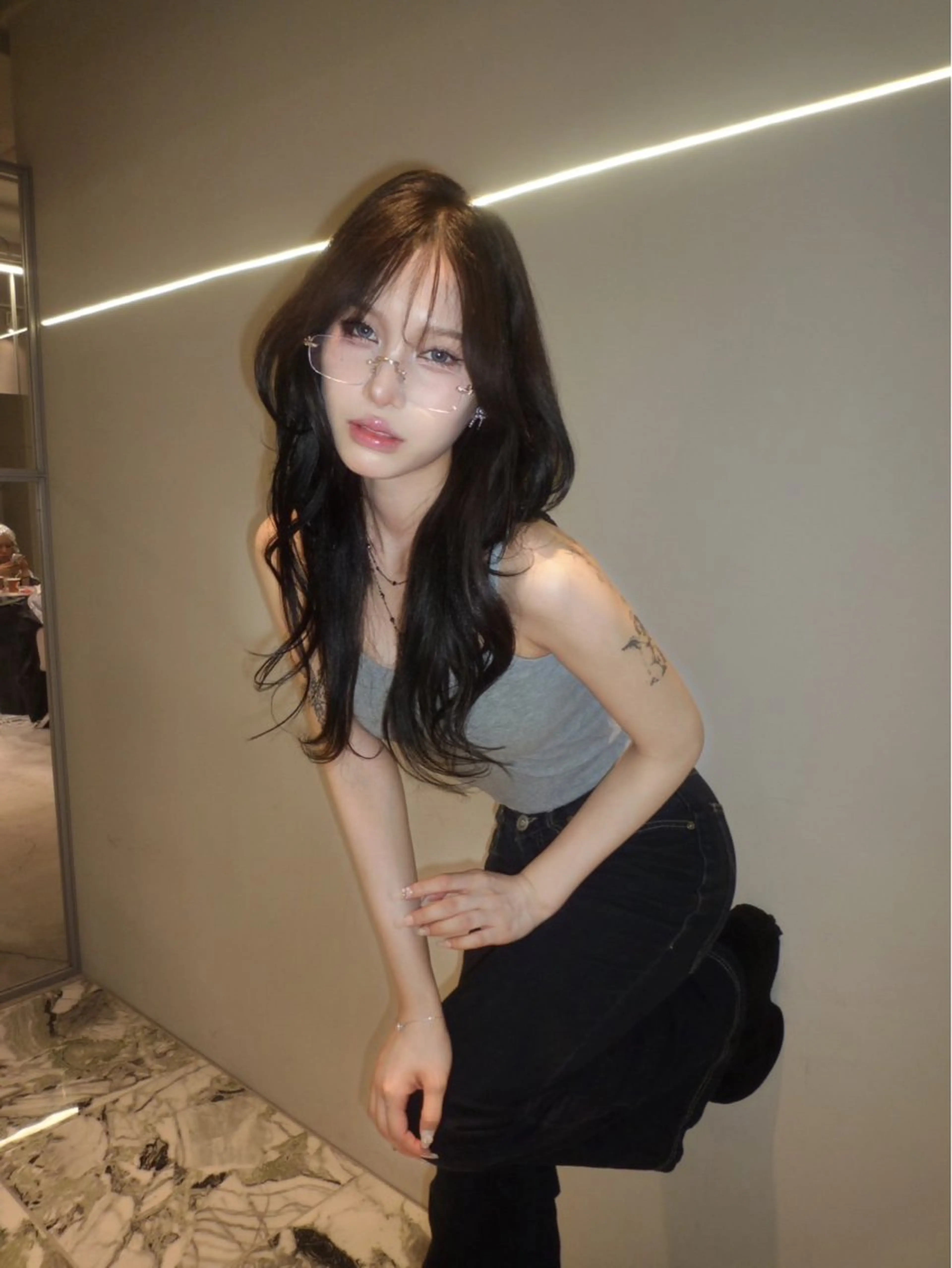 カラー 𝑿𝑬𝑵𝑨 𝐿𝑈𝑁𝐴のヘアスタイル