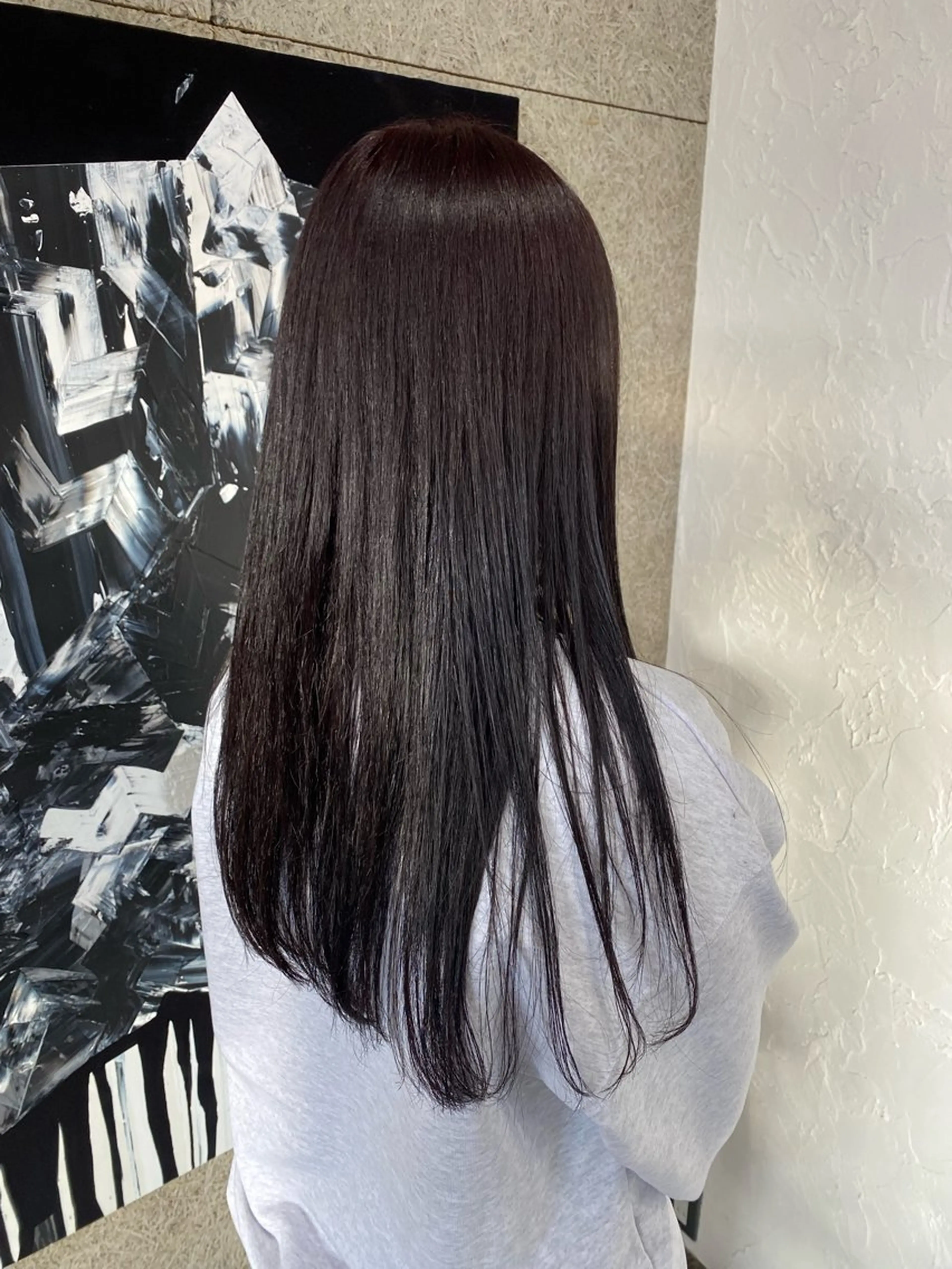 カラー ブリーチ ブリーチなしカラー ヘアカラー KUBO HADUKIのヘアスタイル