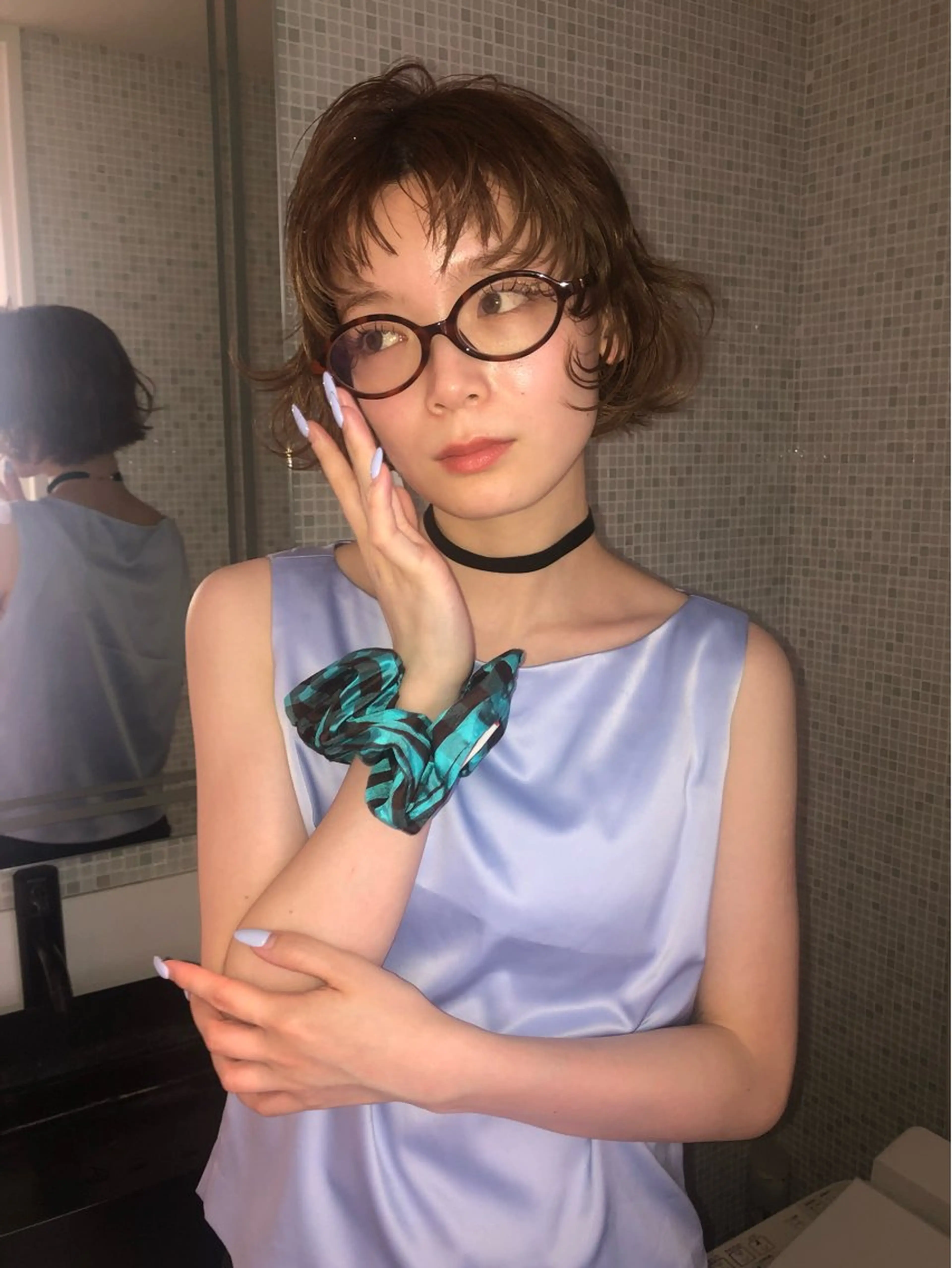 ショート カラー ヘアアレンジ MIYU/ニュアンス /艶カラーのヘアスタイル