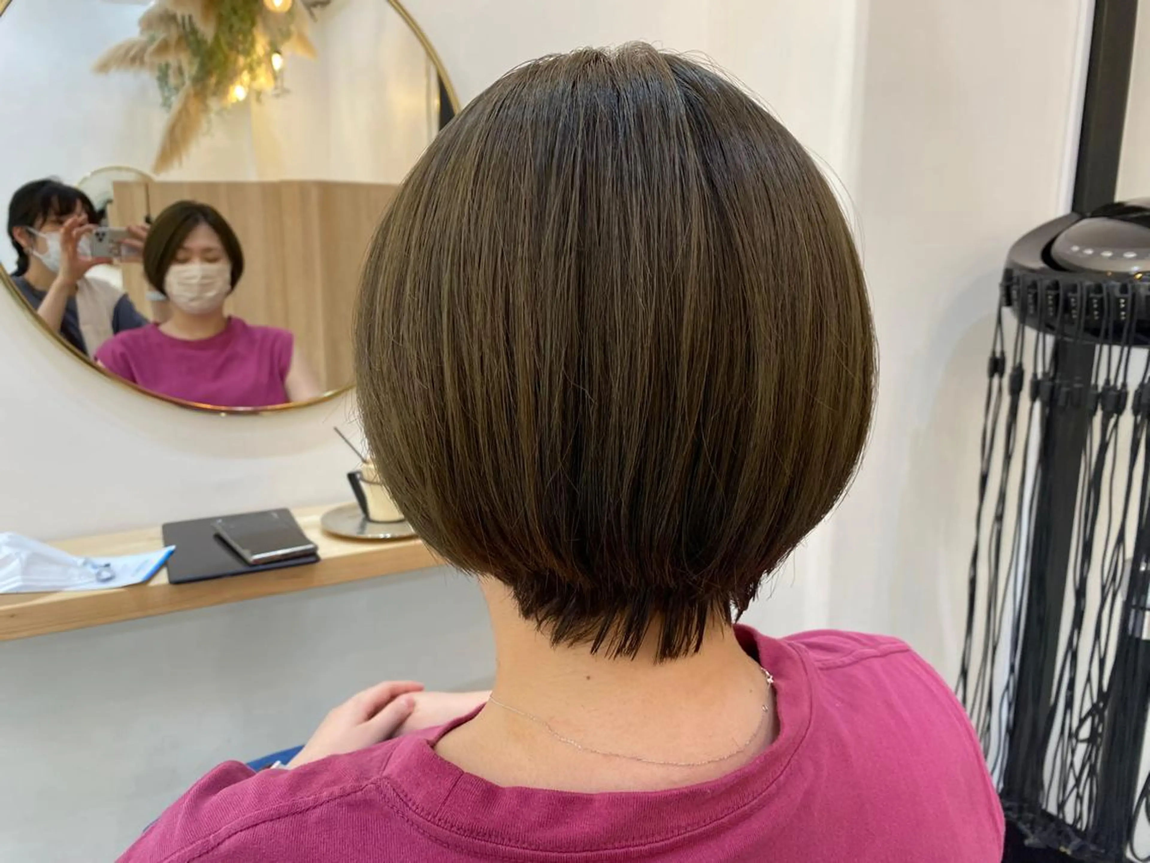 ショート カラー 透明感カラー イルミナカラー ショートヘア カット ヘアカラー トリートメント ヘッドスパ CARICIA🌱 masaeのヘアスタイル