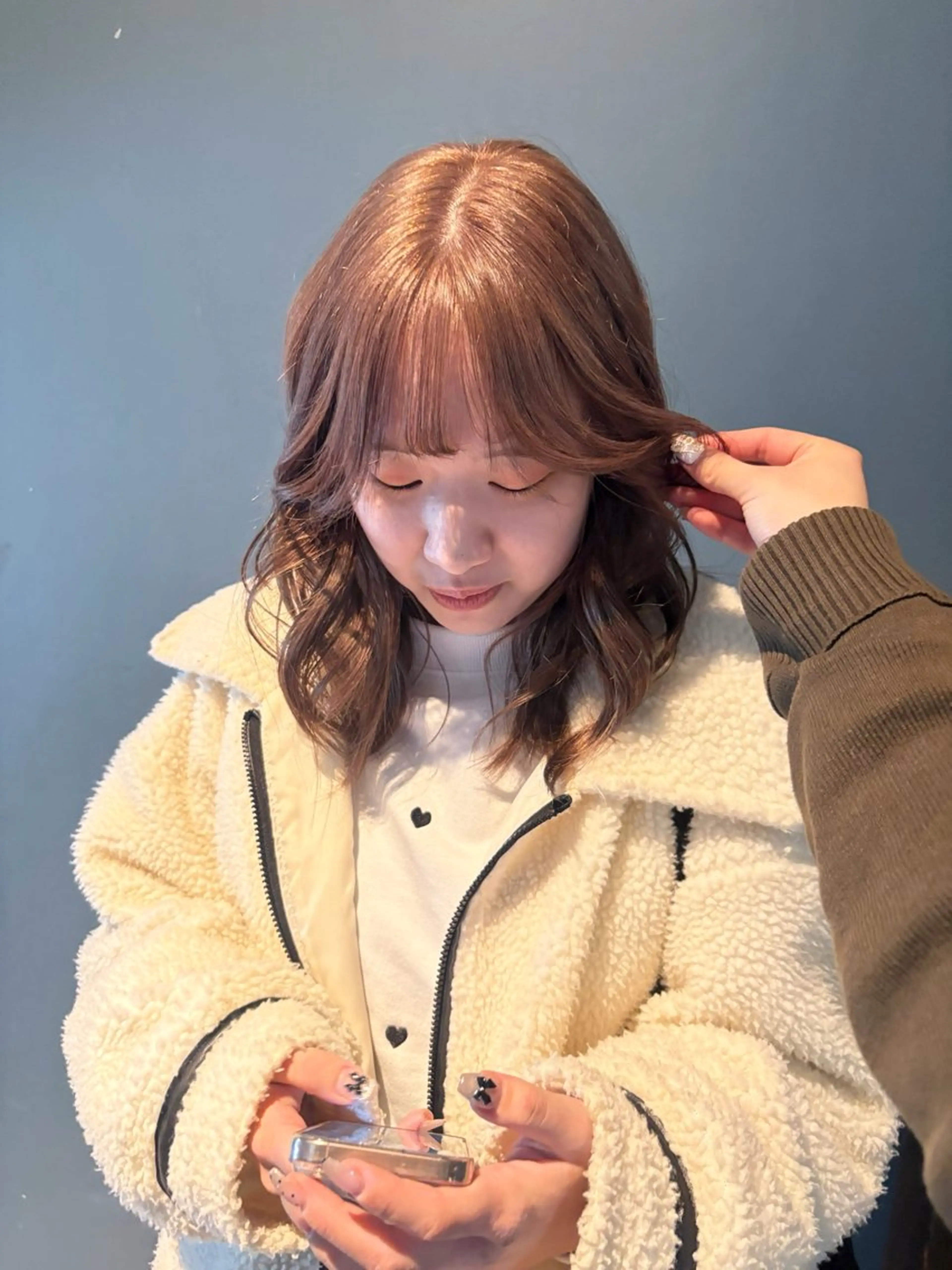 カラー ヘアカラー ハイトーン レイヤー🎀meiのヘアスタイル