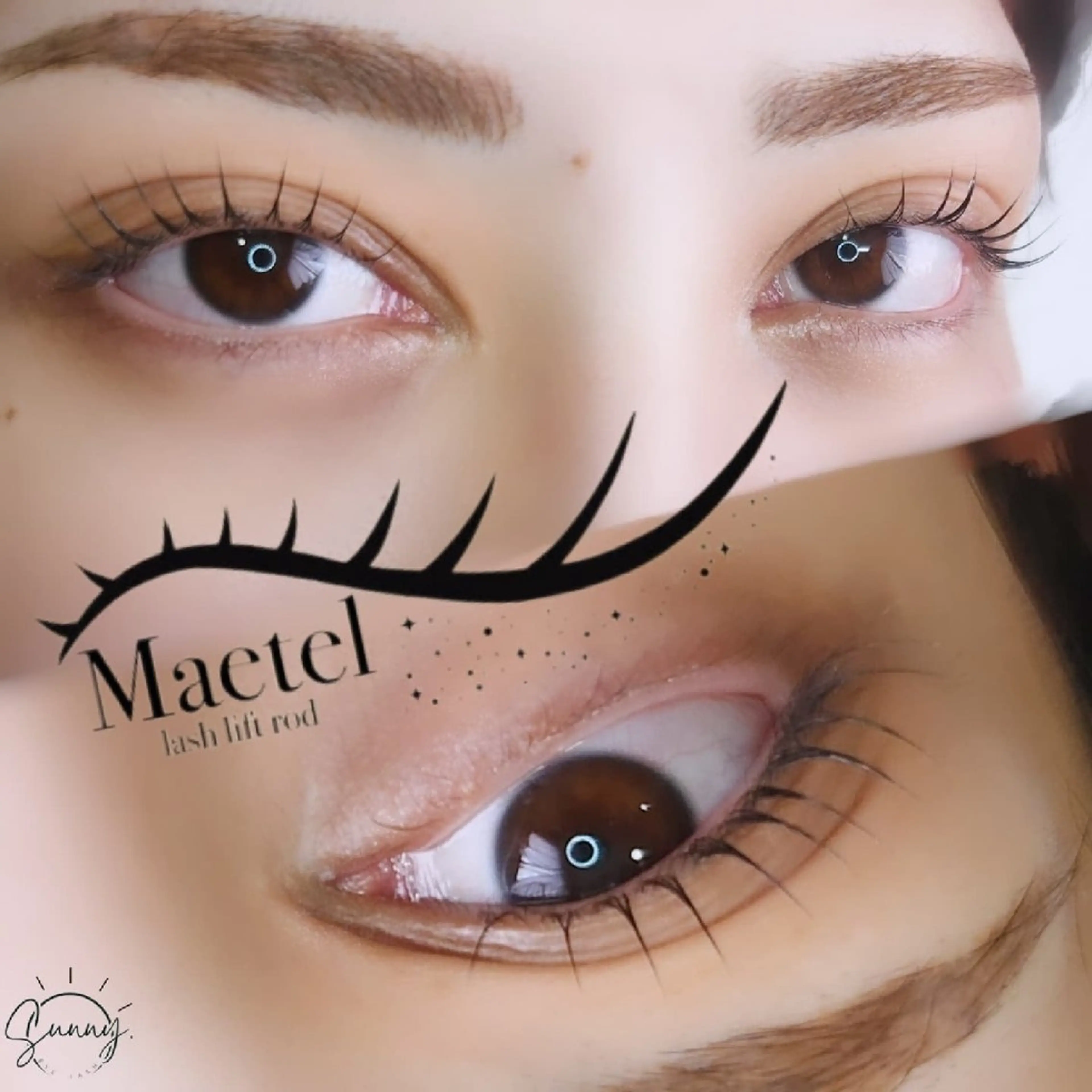 マツエク・マツパ ナチュラル マツパ eyelash salon.SUNNY.所属・SUNNY.☀ RENAのマツエク・マツパデザイン