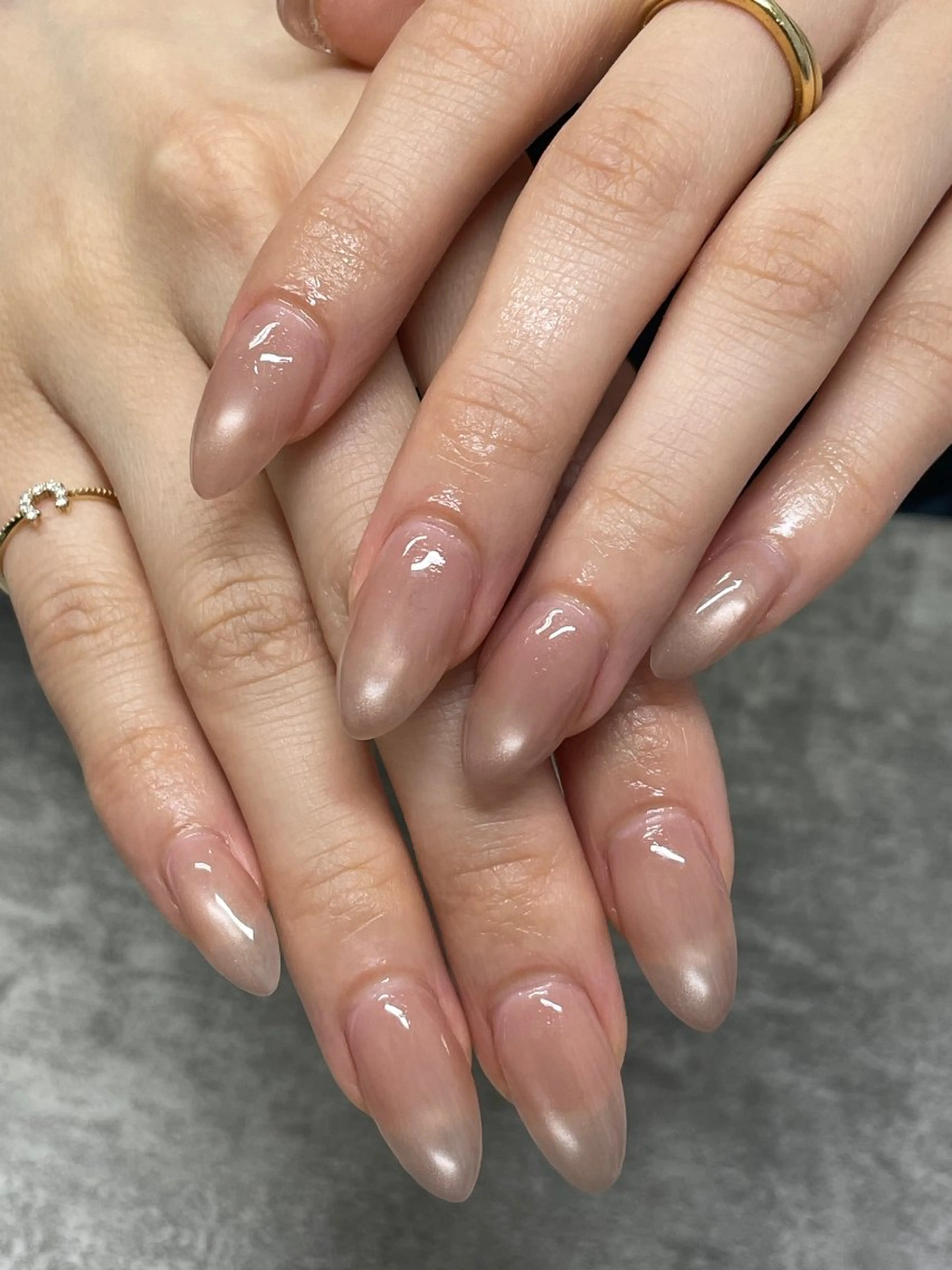 ネイル 長さ出し ハンドネイル Mus’Fam 入谷玲生奈のネイルデザイン