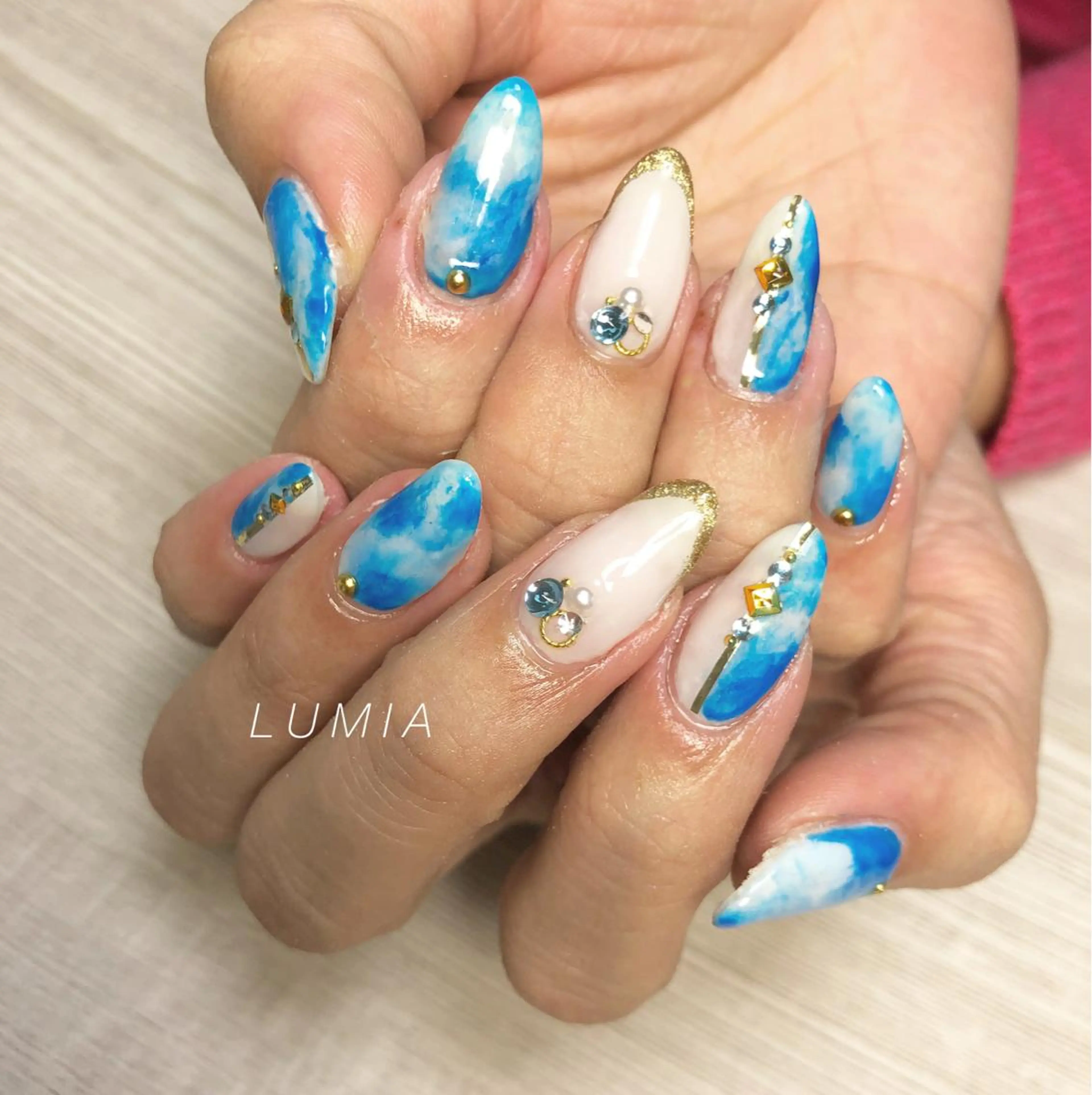 ネイル nail&eyelash Rine所属・Rine 放出 (リネ)のネイルデザイン