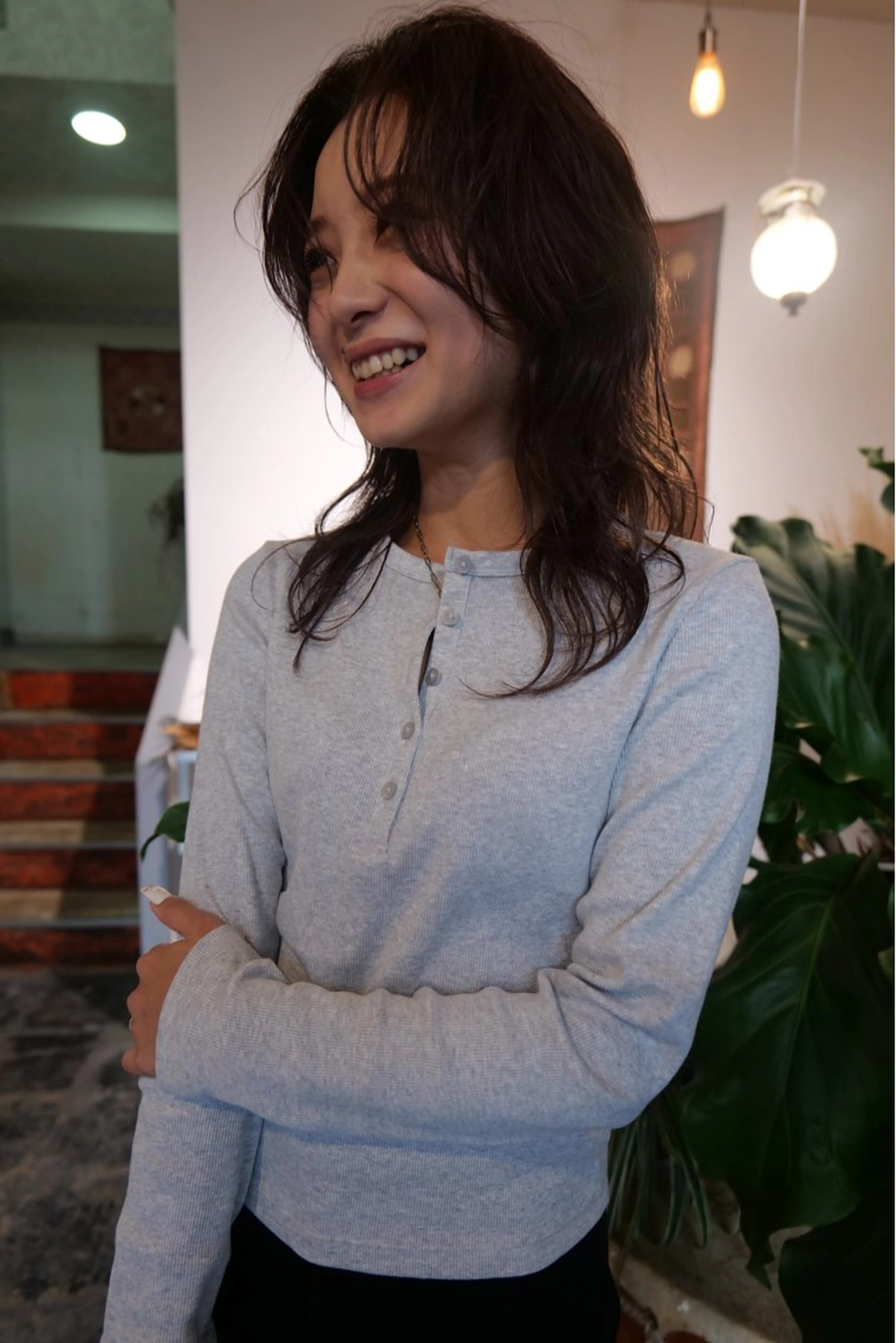 セミロング パーマ HYO/藤沢/ 湘南/パーマのヘアスタイル