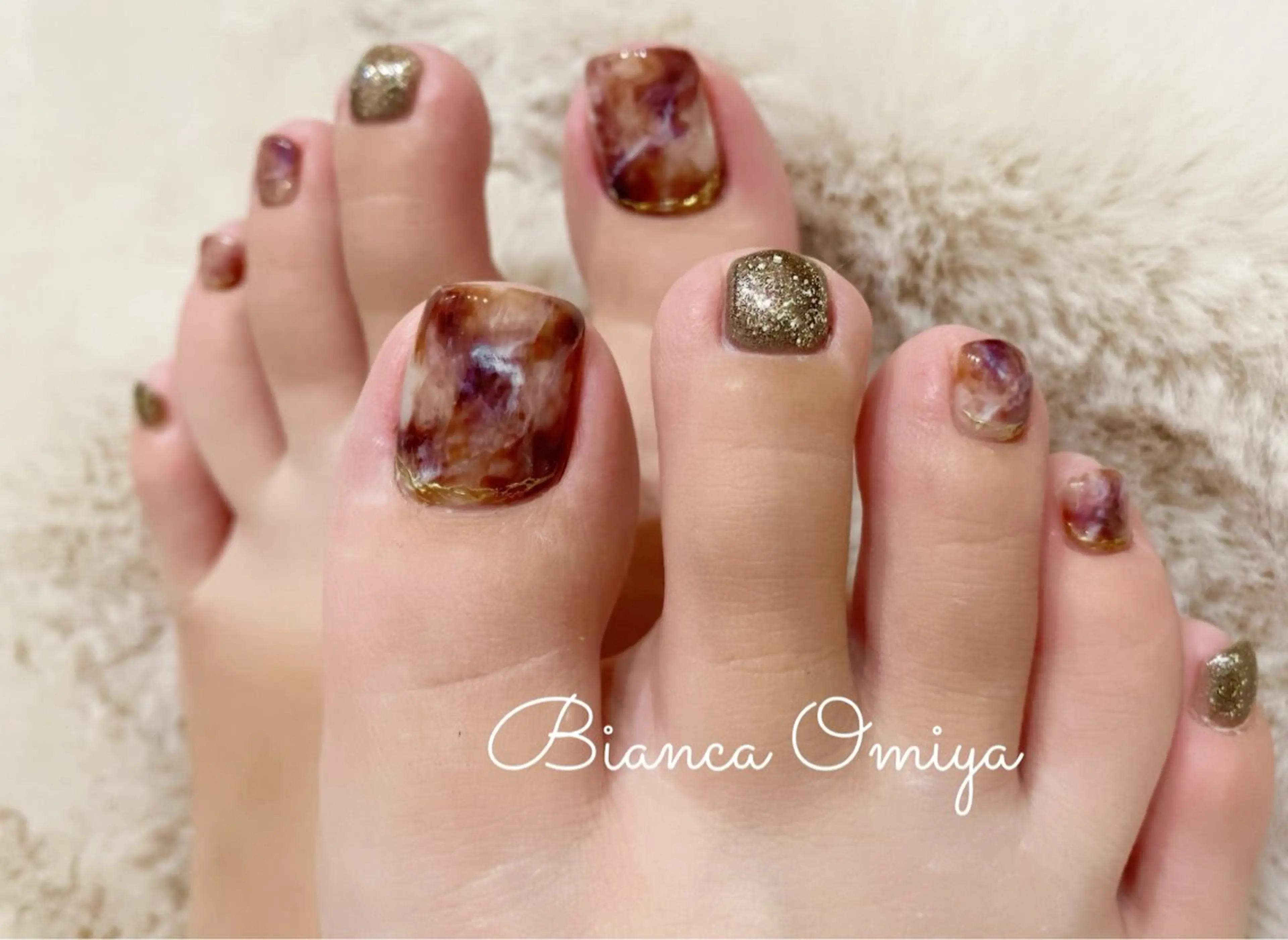 【新規オフあり】🫧フット定額デザインコース7500円​〜​8500円（サンプルからお選び頂くコースです）の写真