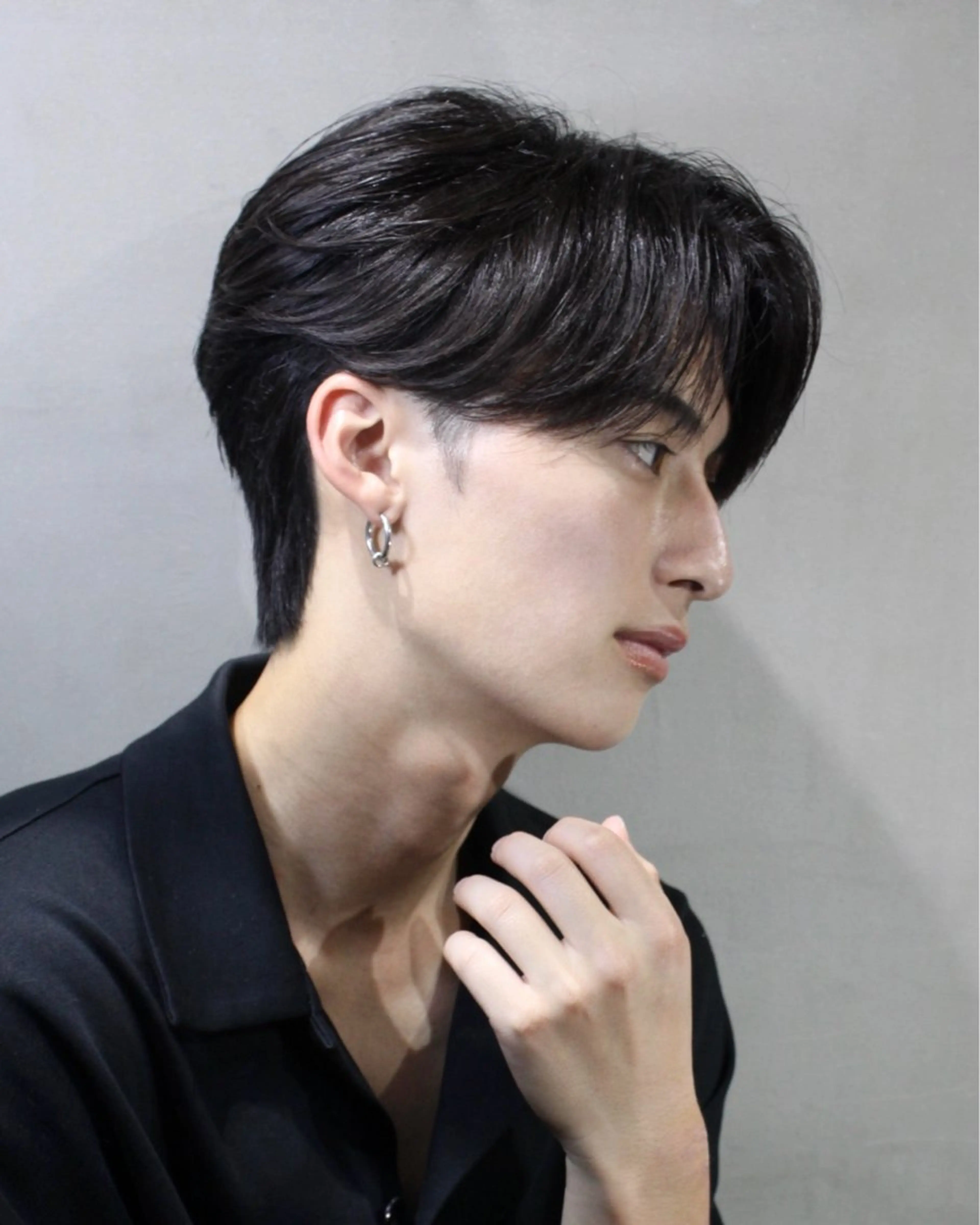 メンズ カット パーマ メンズ/心斎橋 /韓流/藤本理希のヘアスタイル