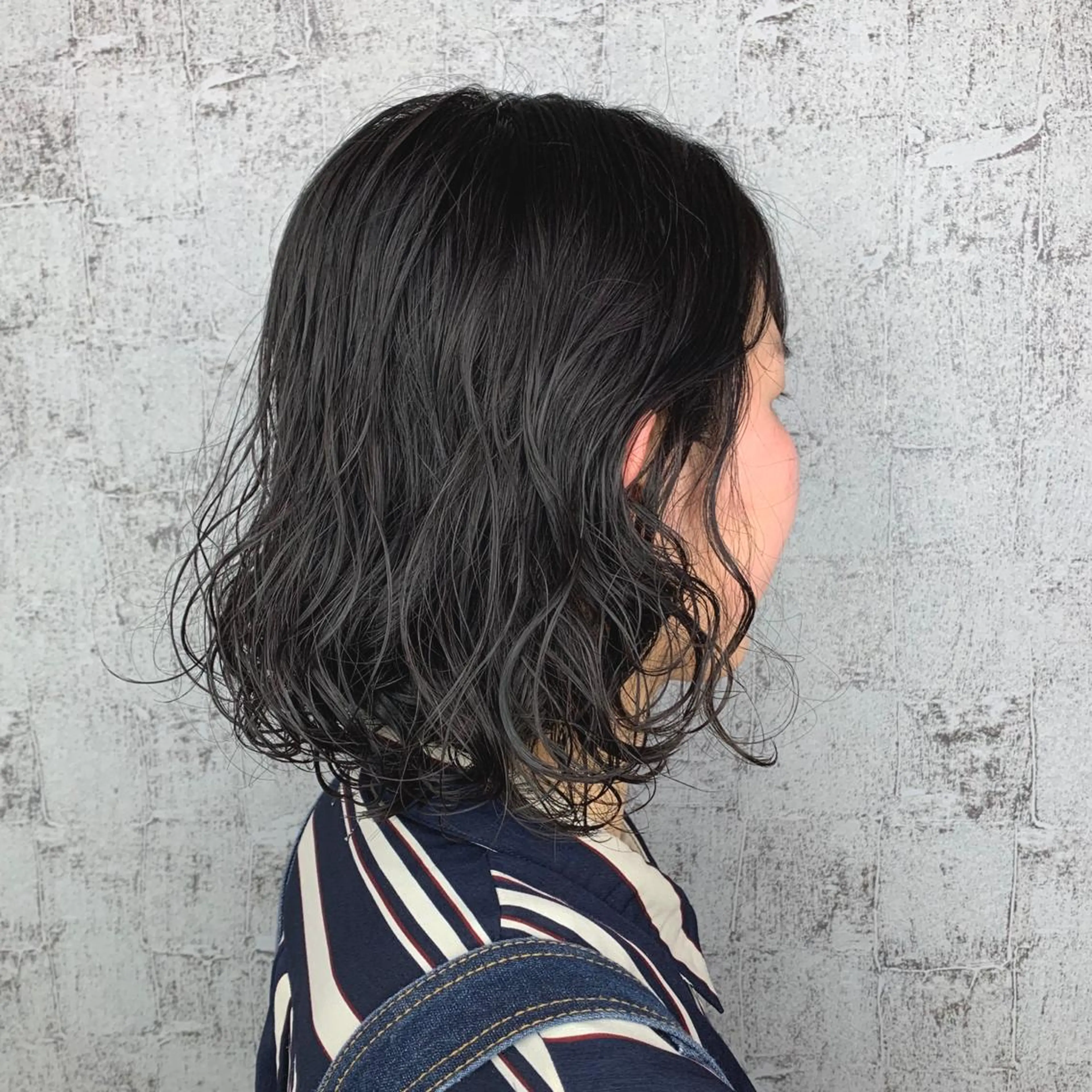 ミディアム パーマ 似合わせカット🌿 前川のヘアスタイル