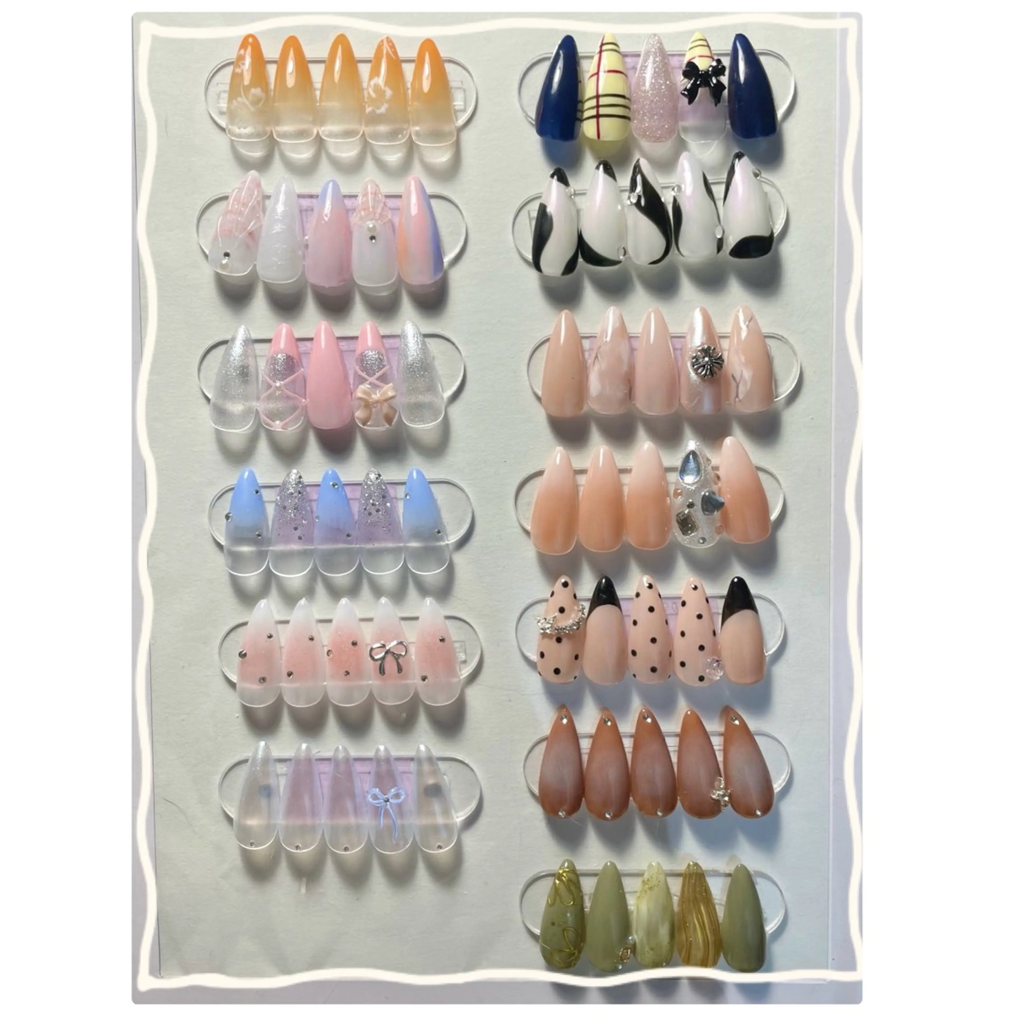 （オフ無し）定額デザイン🎀🩵の写真