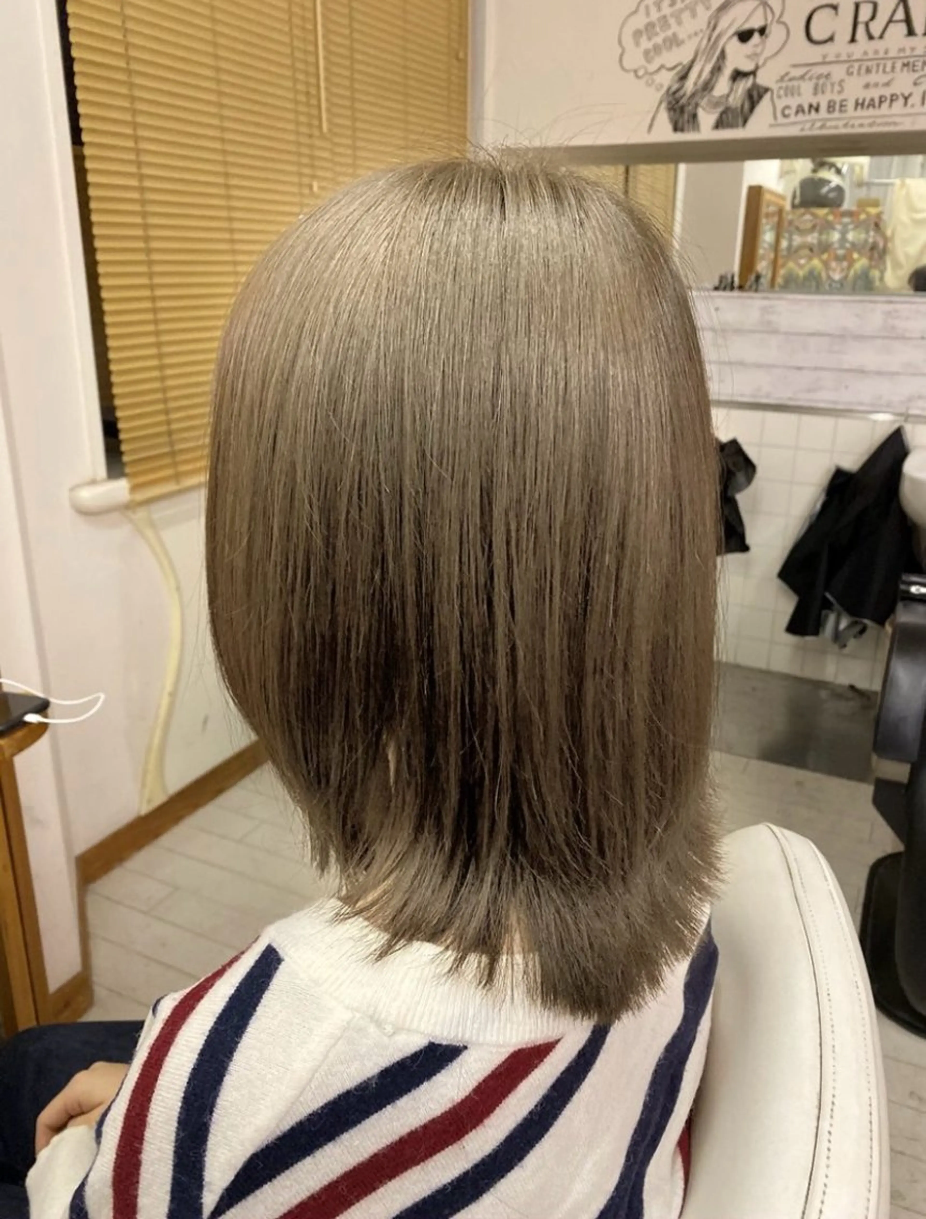 ミディアム カラー CRADLE Takeuchiのヘアスタイル