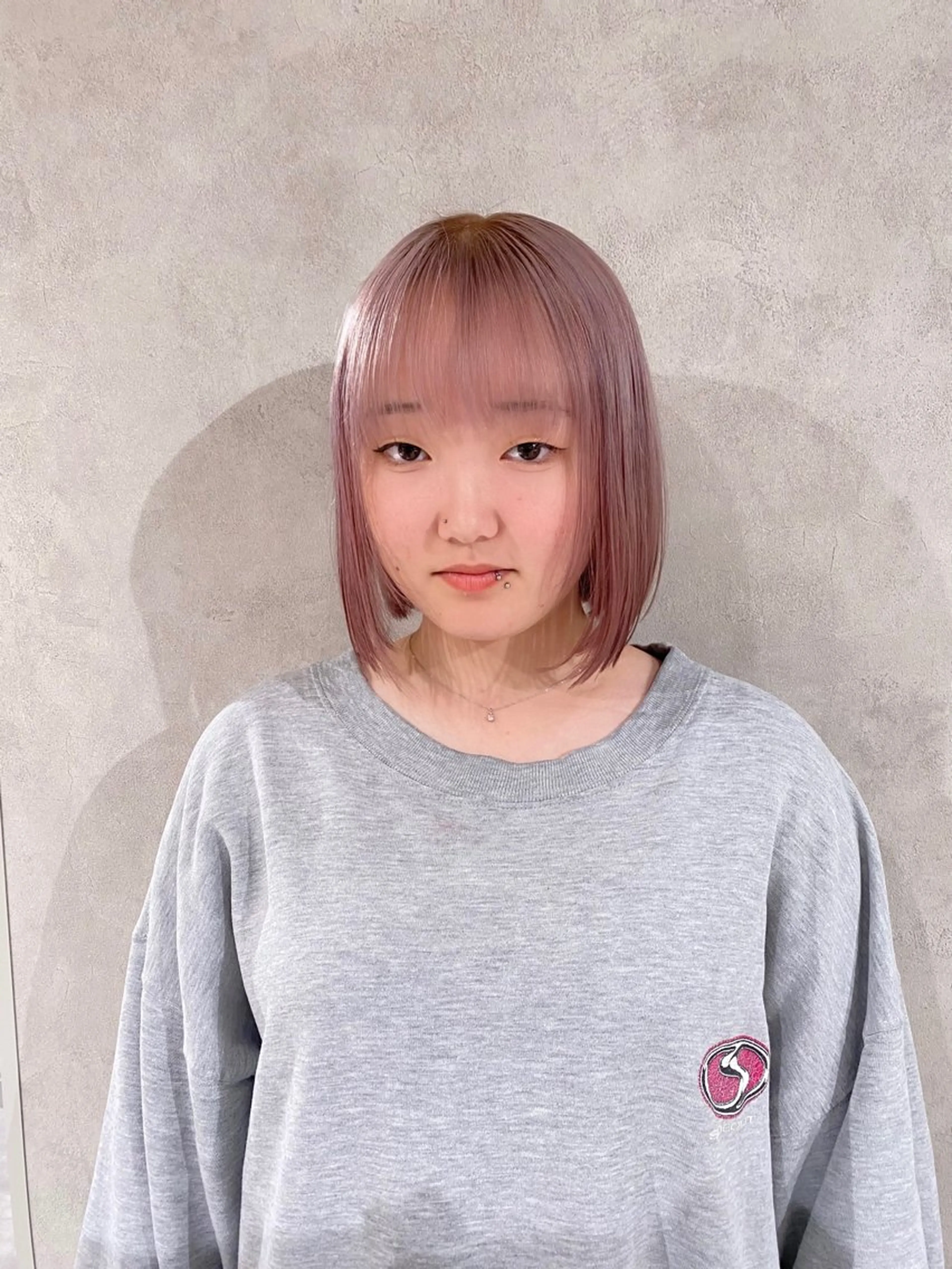 【minimo期間限定】ダブルカラー（ケアブリーチ使用）の写真