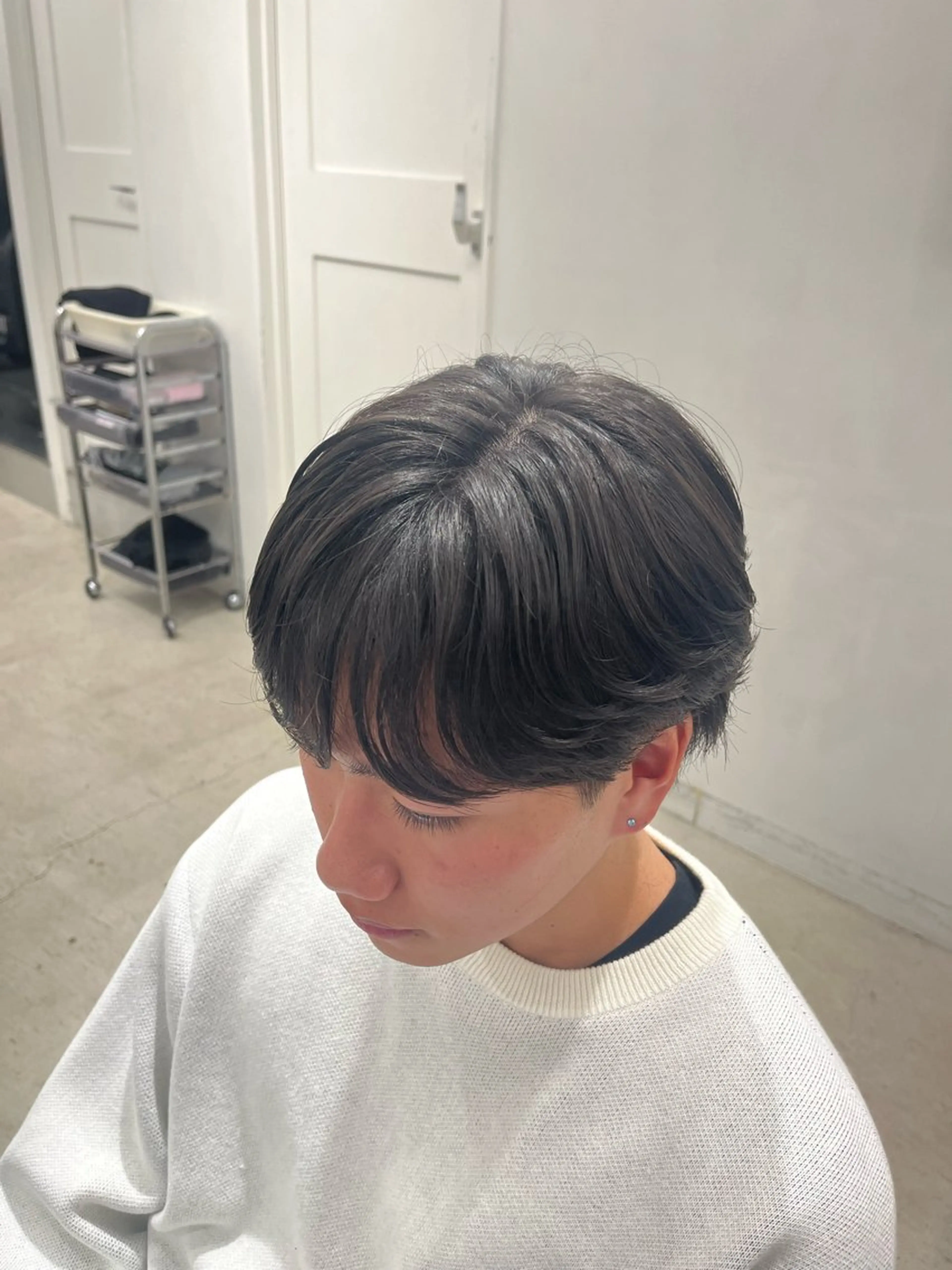 パーマ メンズ 深谷 侑亮のヘアスタイル