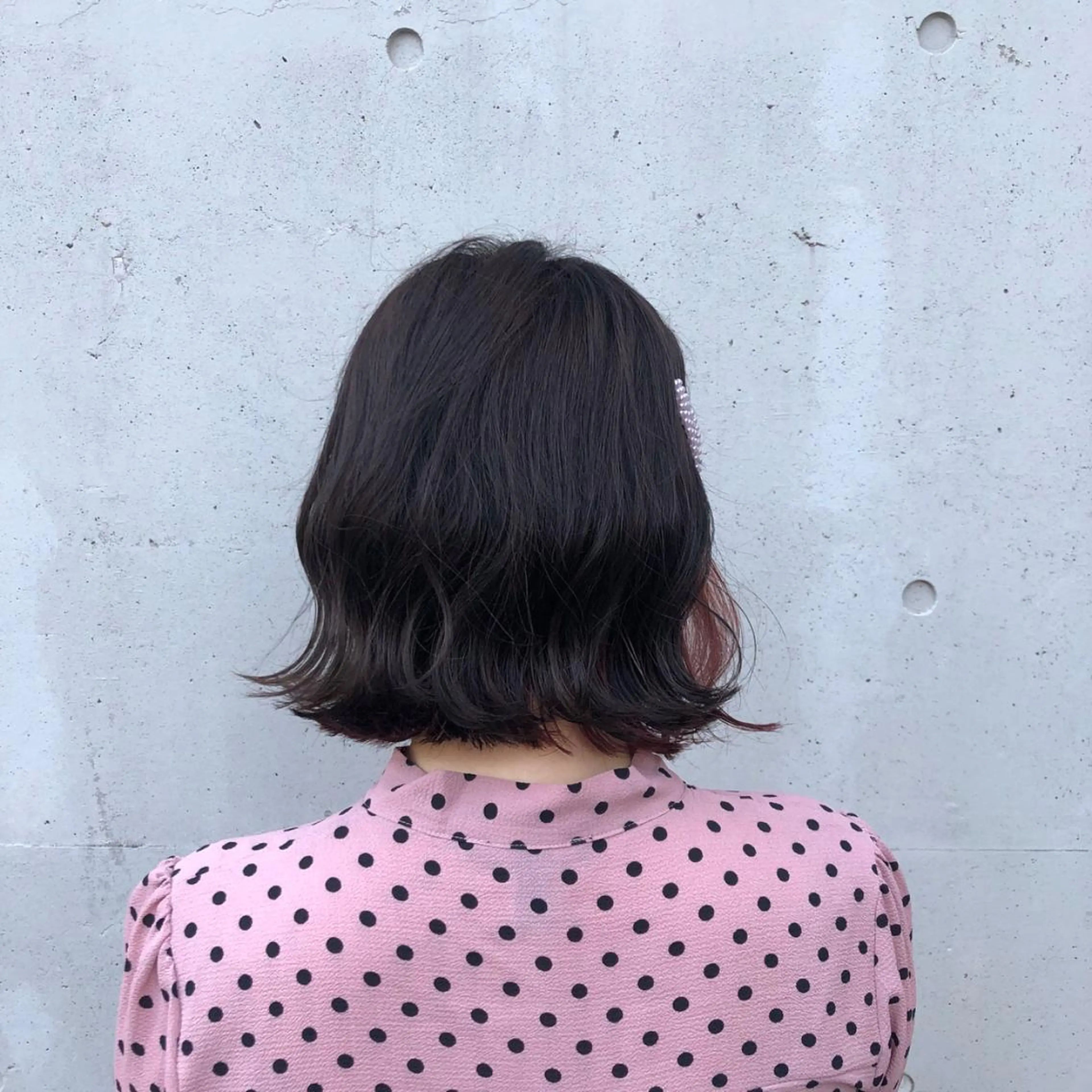 ミディアム カラー ブリーチ カット ヘアカラー トリートメント 酸性縮毛矯正🧴韓国 レイヤー/髪質改善のヘアスタイル