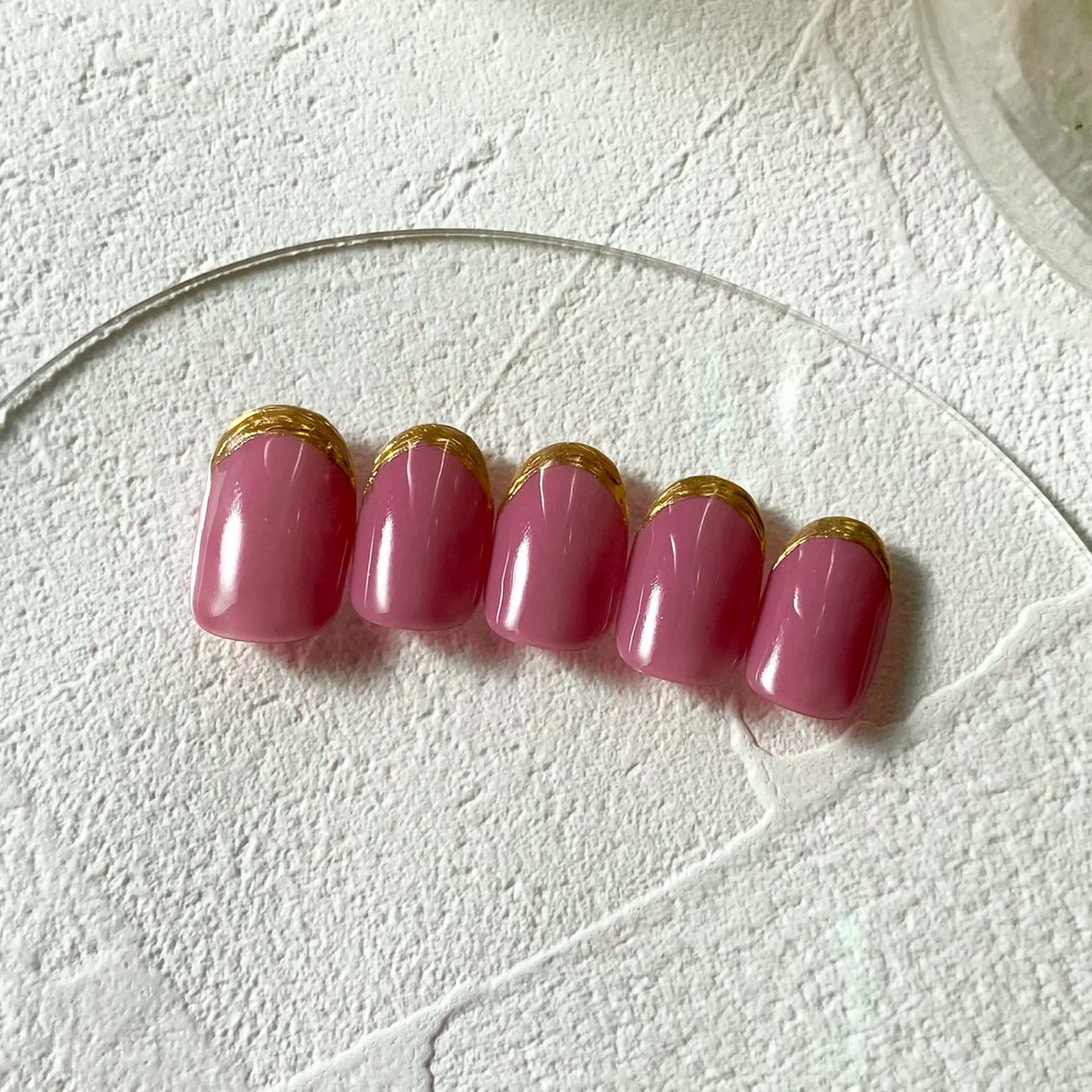 ネイル フレンチネイル ミラーネイル ハンドネイル 甲府昭和甲斐 ネイルサロン　IROのネイルデザイン