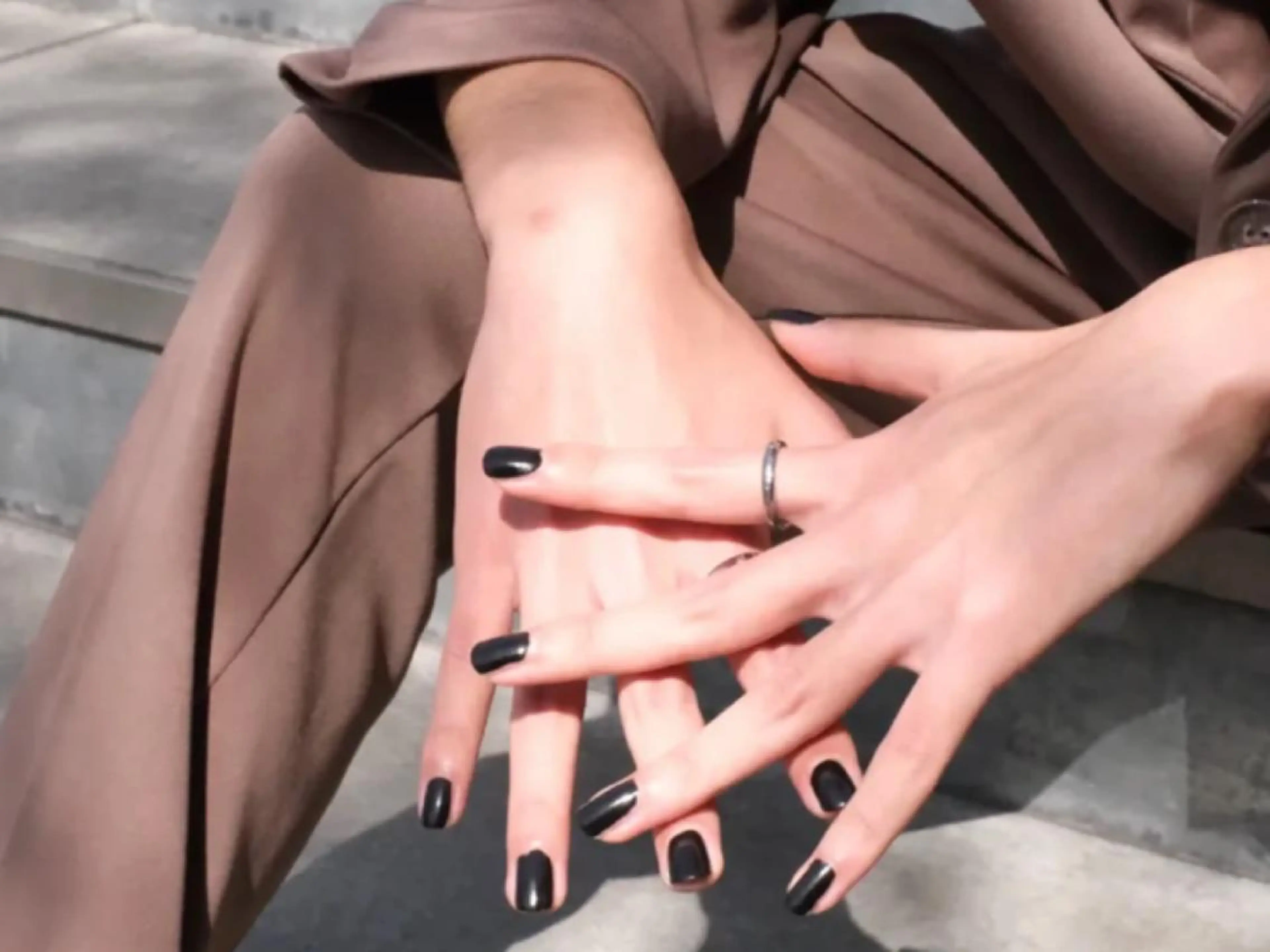 Jrネイリスト★メンズネイル☆ハンドワンカラー☆オフなしの写真