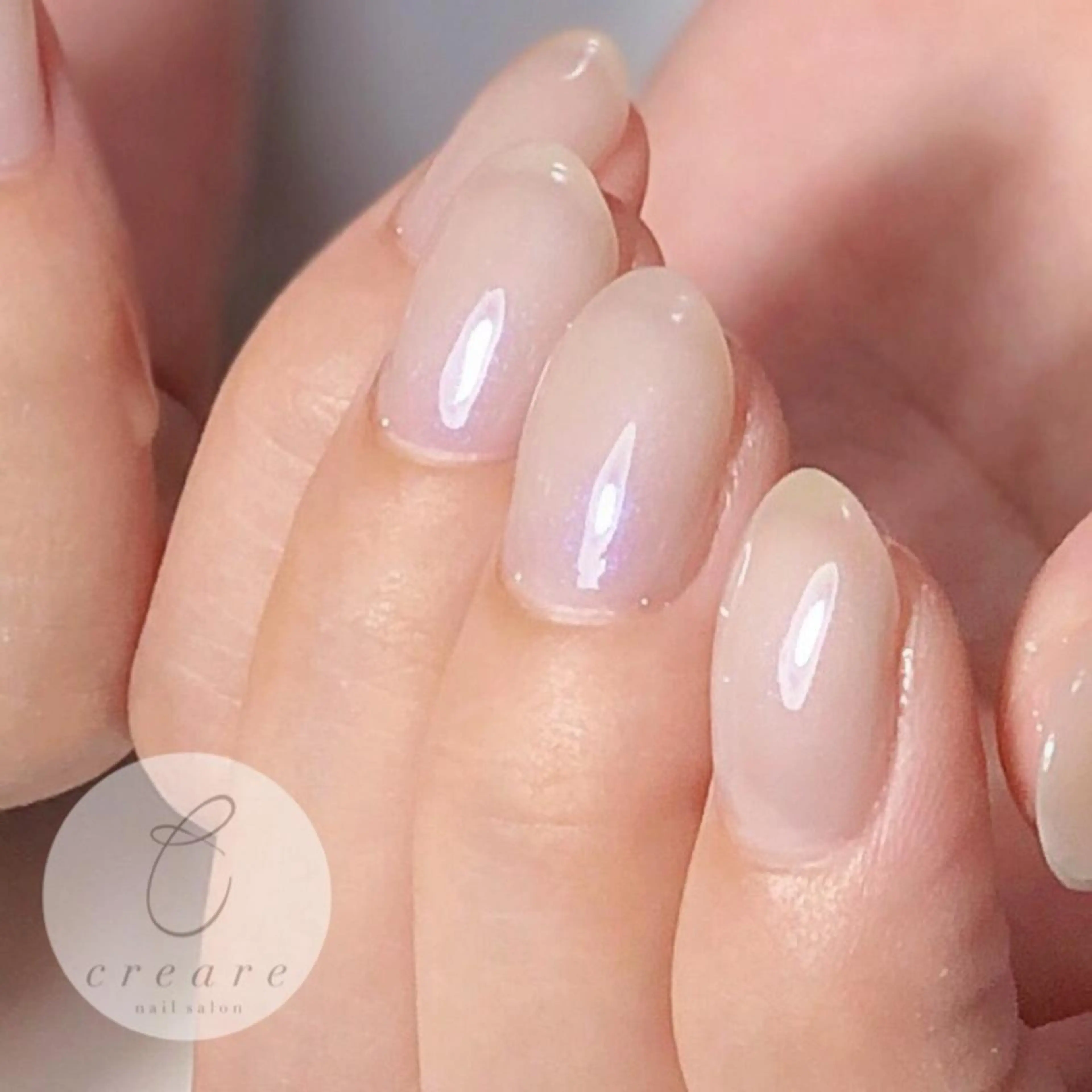 ネイル ジェルネイル ラメ(グリッター) オフィスネイル ワンカラーネイル 辻野 和枝のネイルデザイン