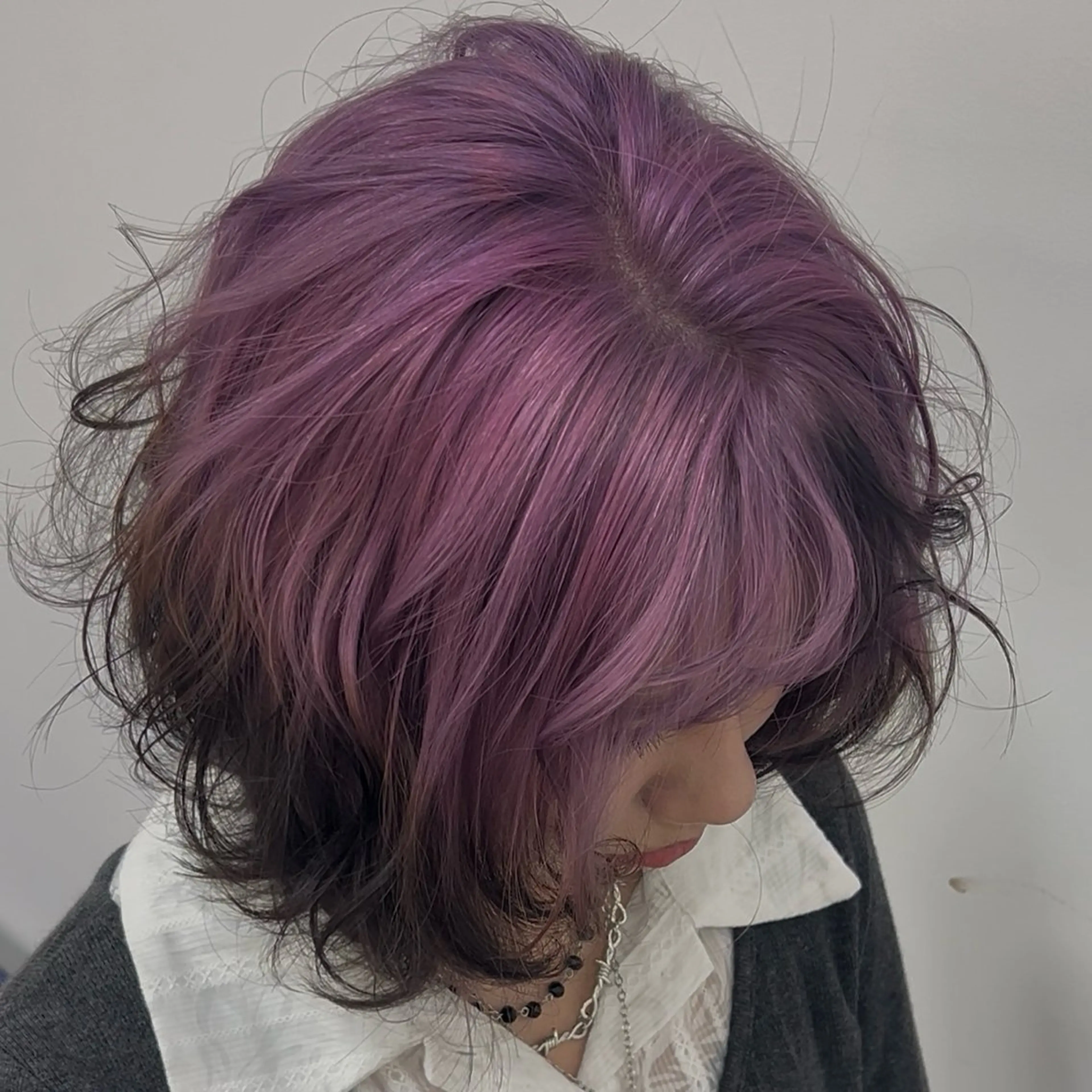 ミディアム ヘアカラー 名古屋デザイン SOLAのヘアスタイル