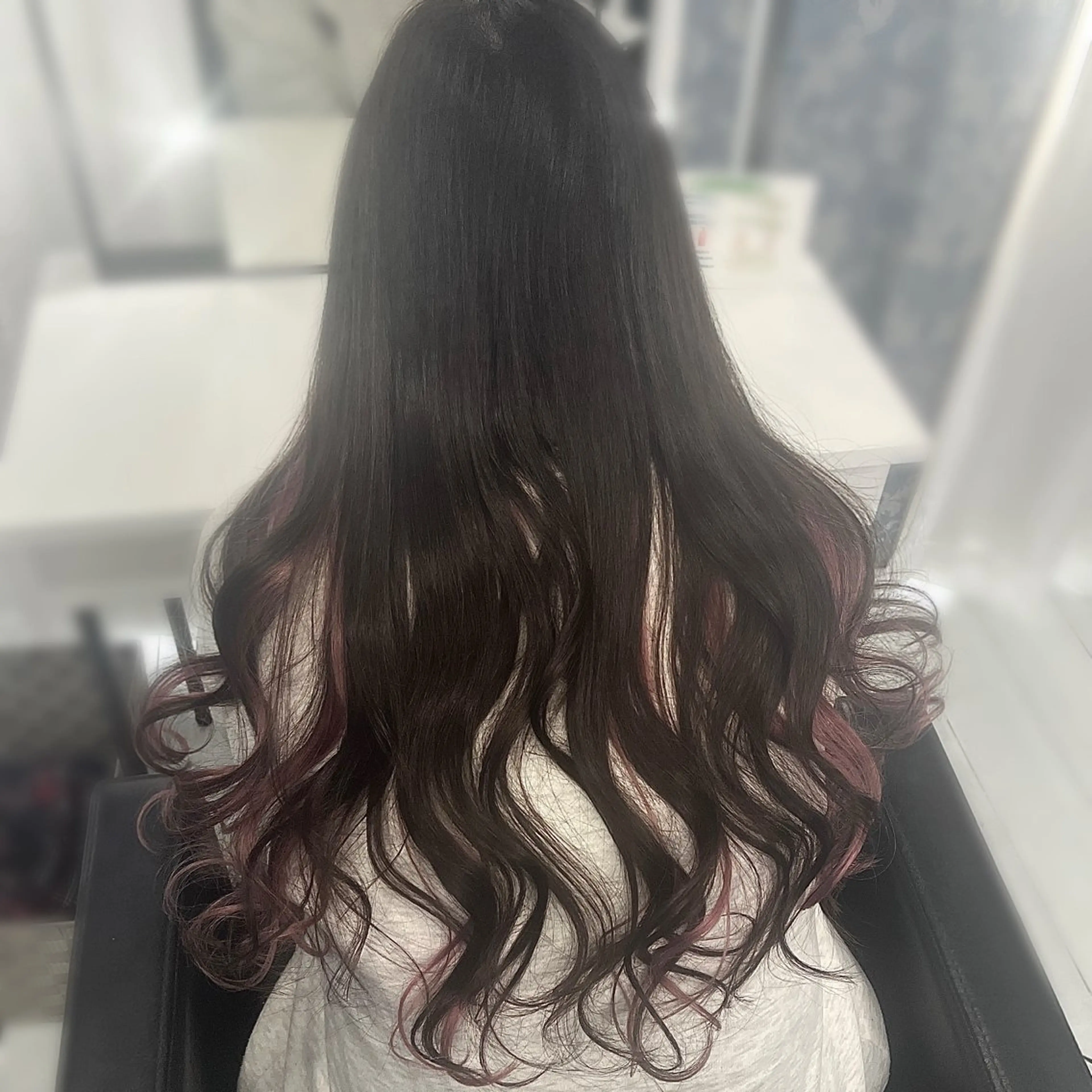 ロング ボブ エクステ エクステ シールエクステ KUMA🧸のヘアスタイル