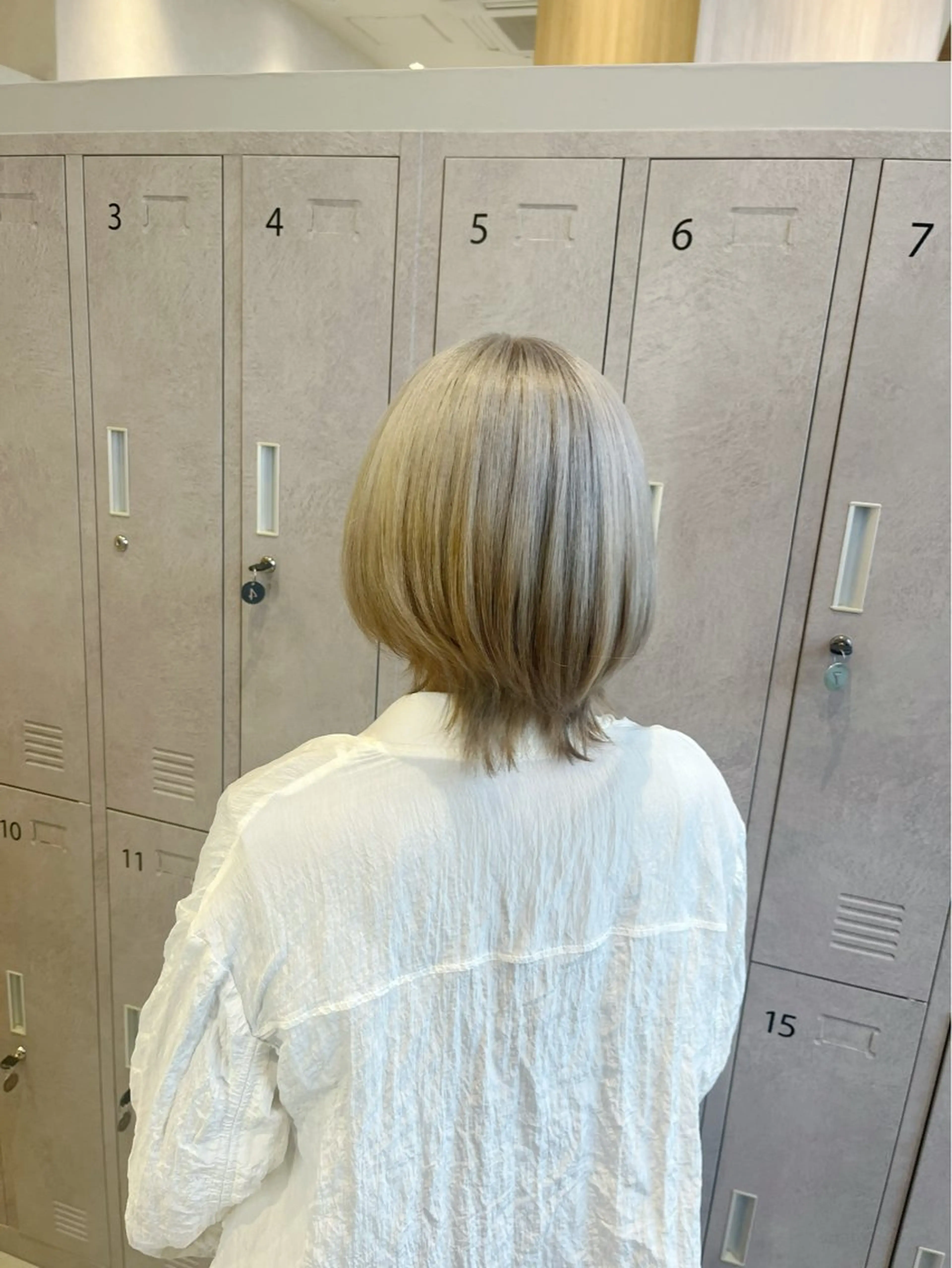 カラー ヘアカラー トリートメント 斉藤 果音のヘアスタイル