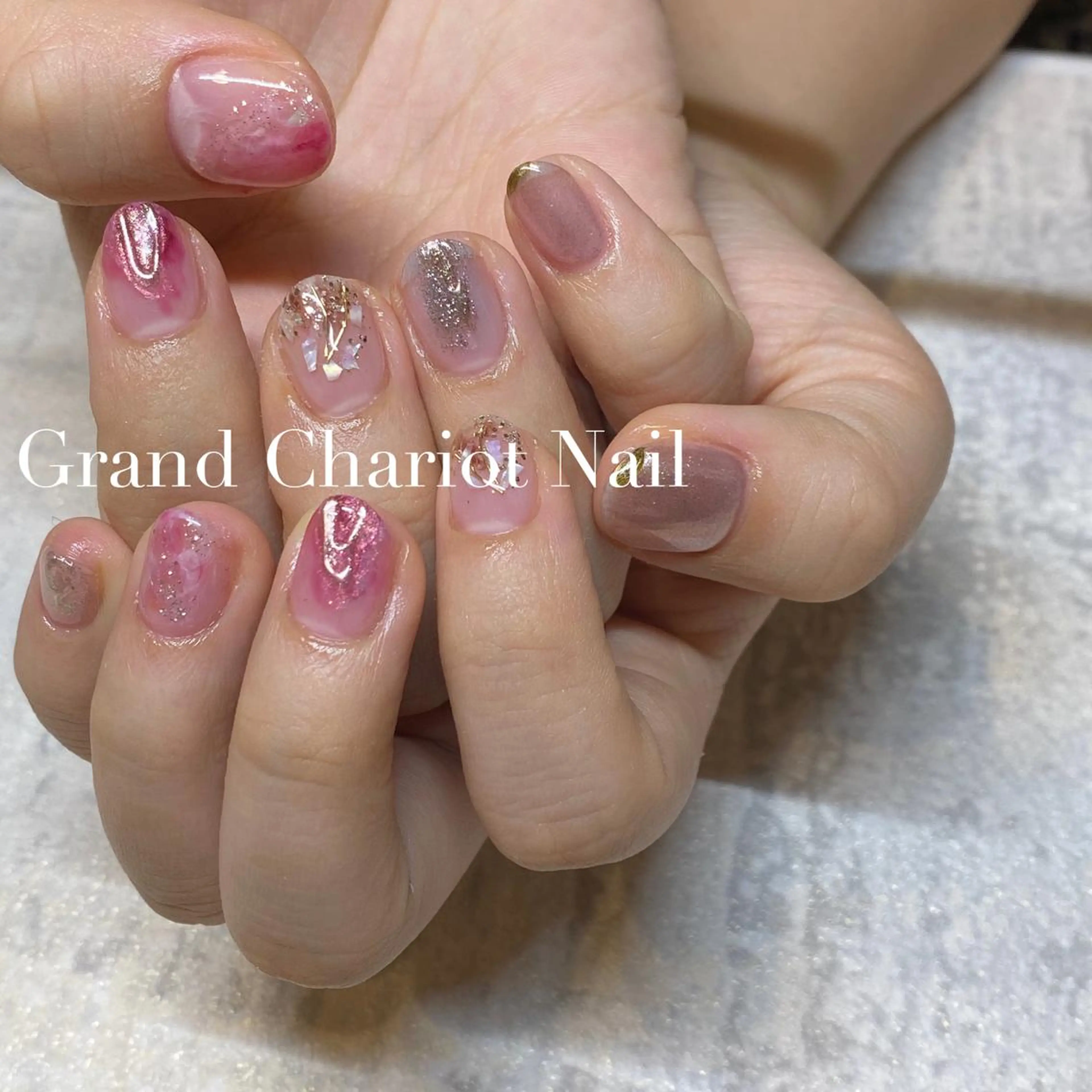 ネイル ハンドネイル NORA nail UMEDAのネイルデザイン