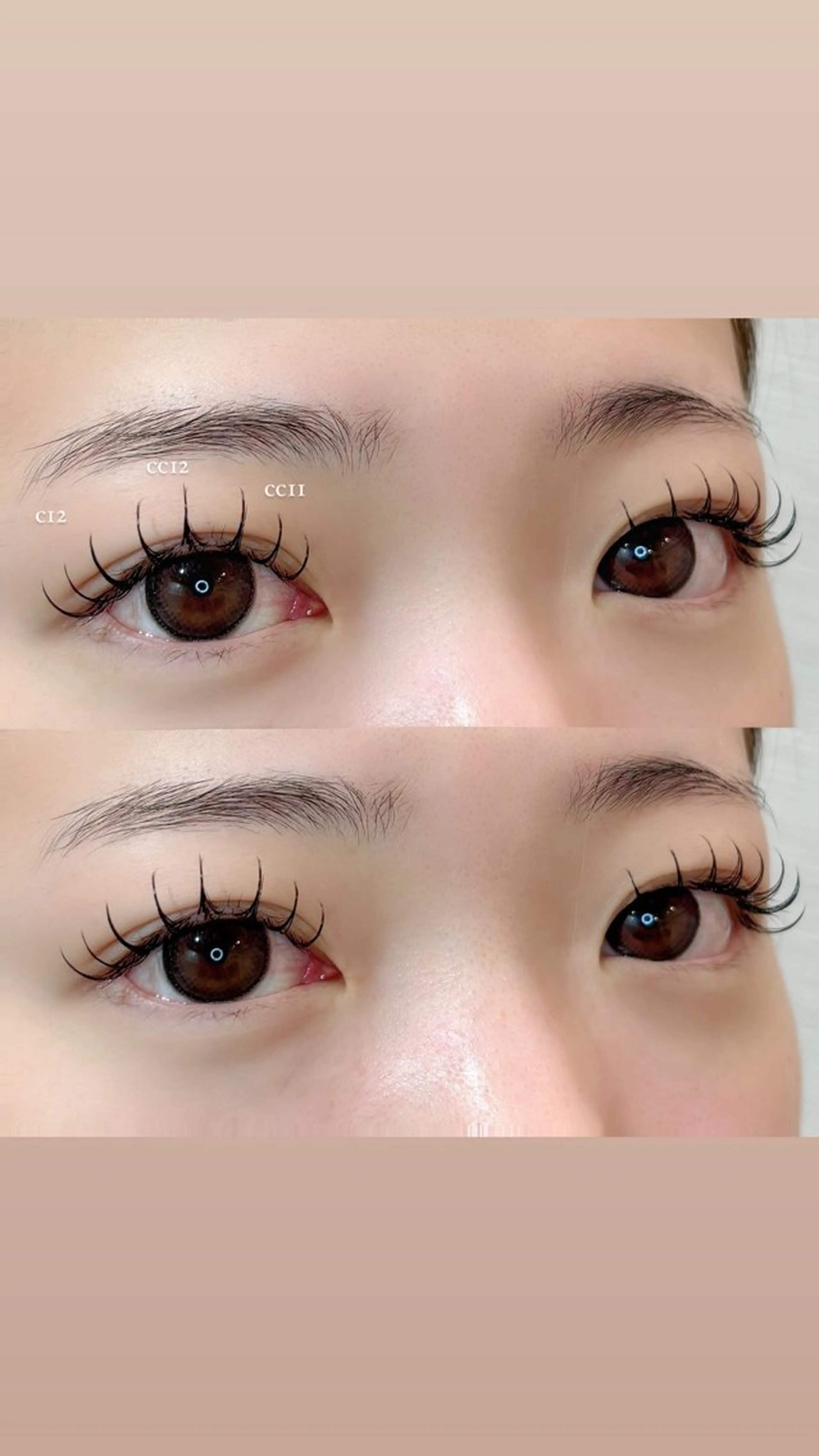 マツエク・マツパ マツエク toco momokaのマツエク・マツパデザイン