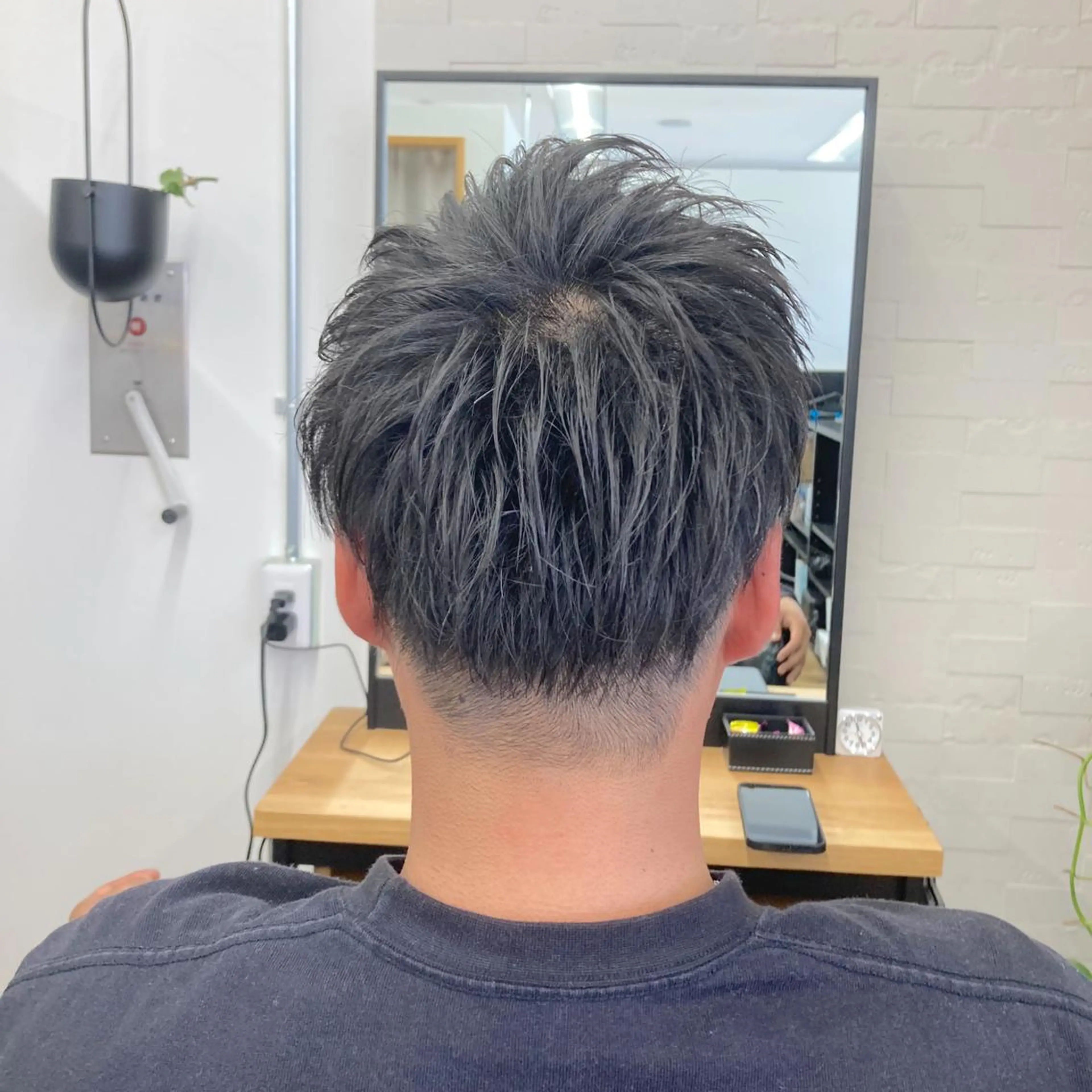 ショート メンズ アップバング ツーブロック メンズ特化/垣見 隼人のヘアスタイル