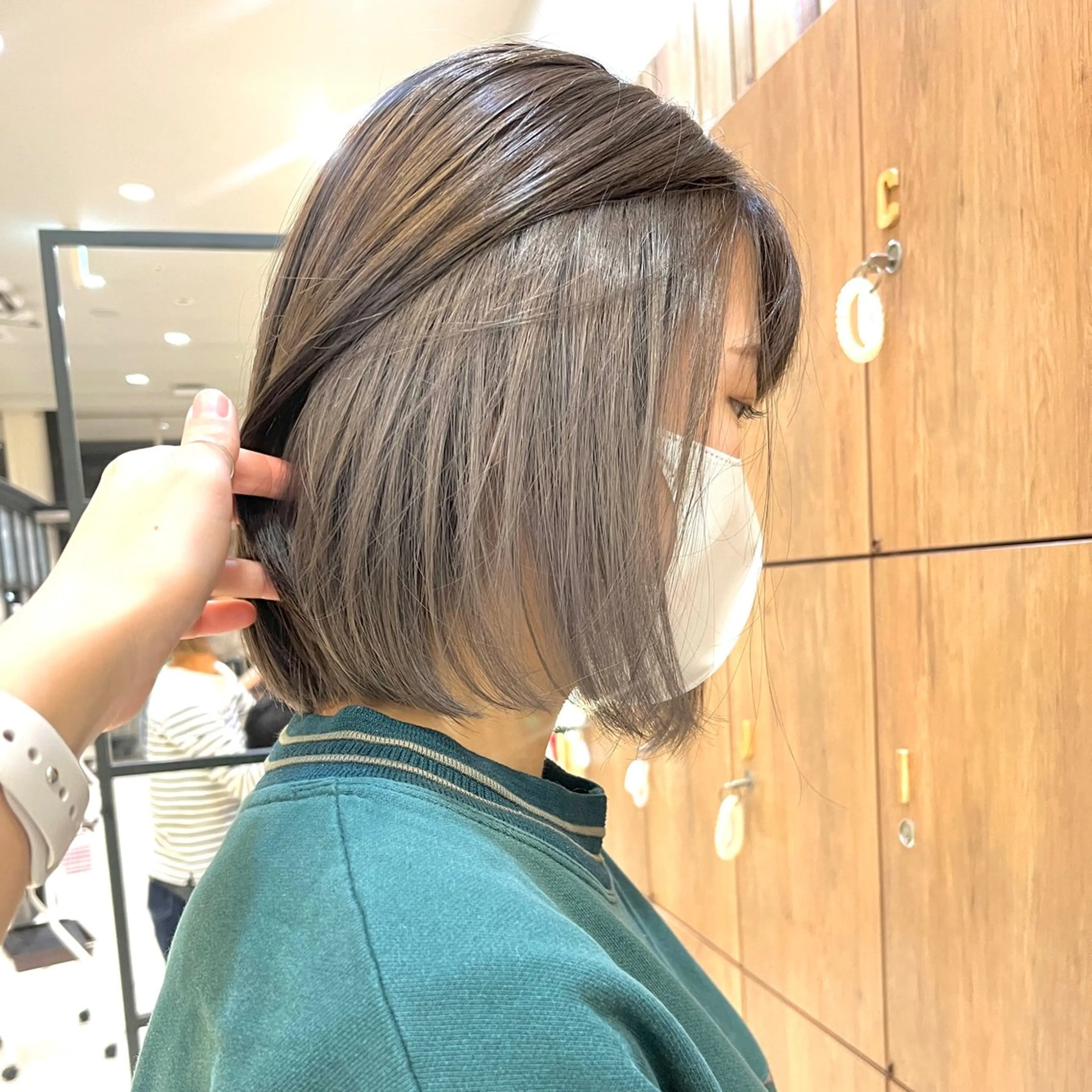 ミディアム カラー ヘアカラー アカネ/暖色カラー /ボブ🪐🧡のヘアスタイル