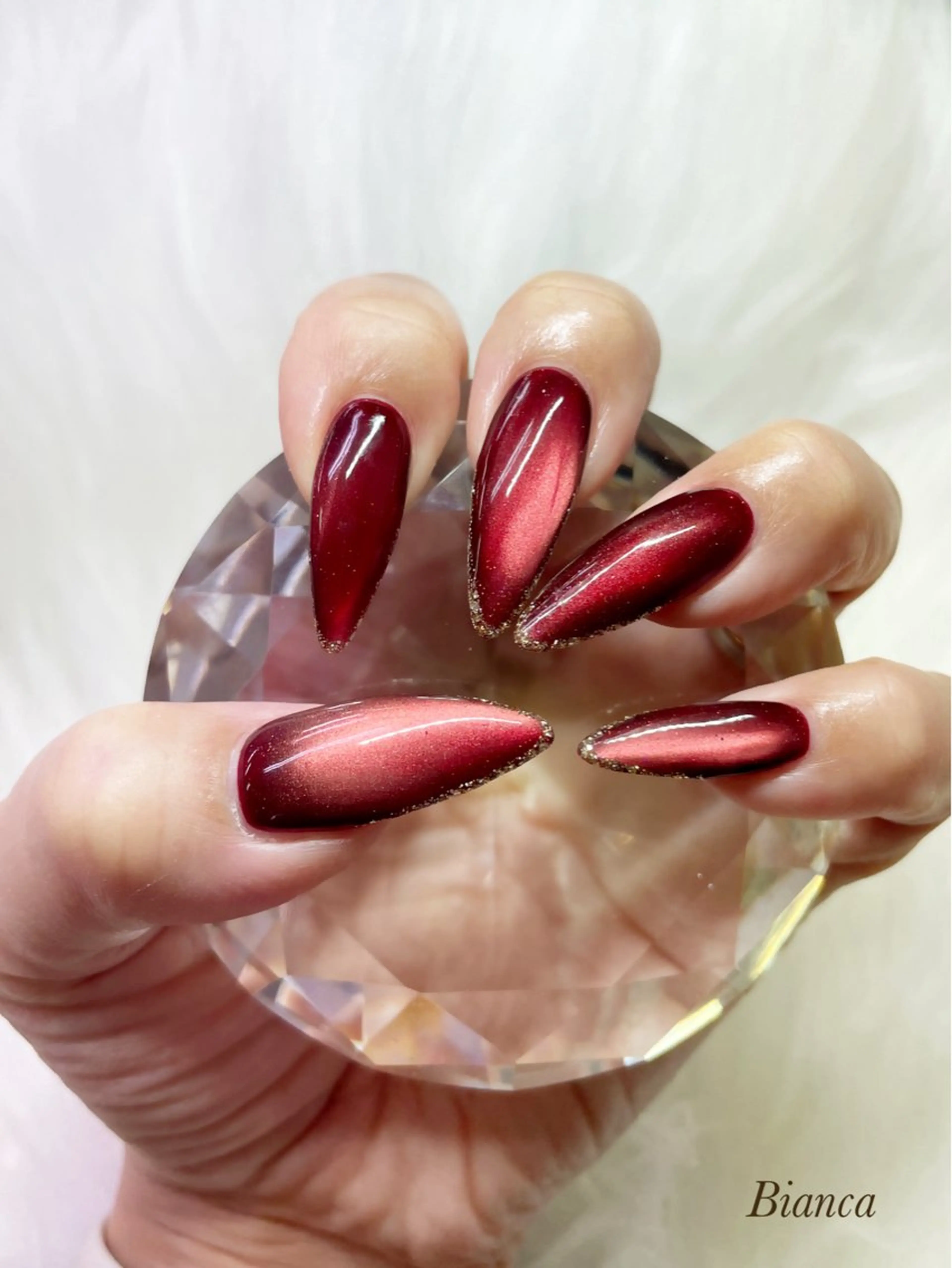 ネイル ラメ(グリッター) ハンドネイル Bianca高円寺店 やまね💅💕のネイルデザイン