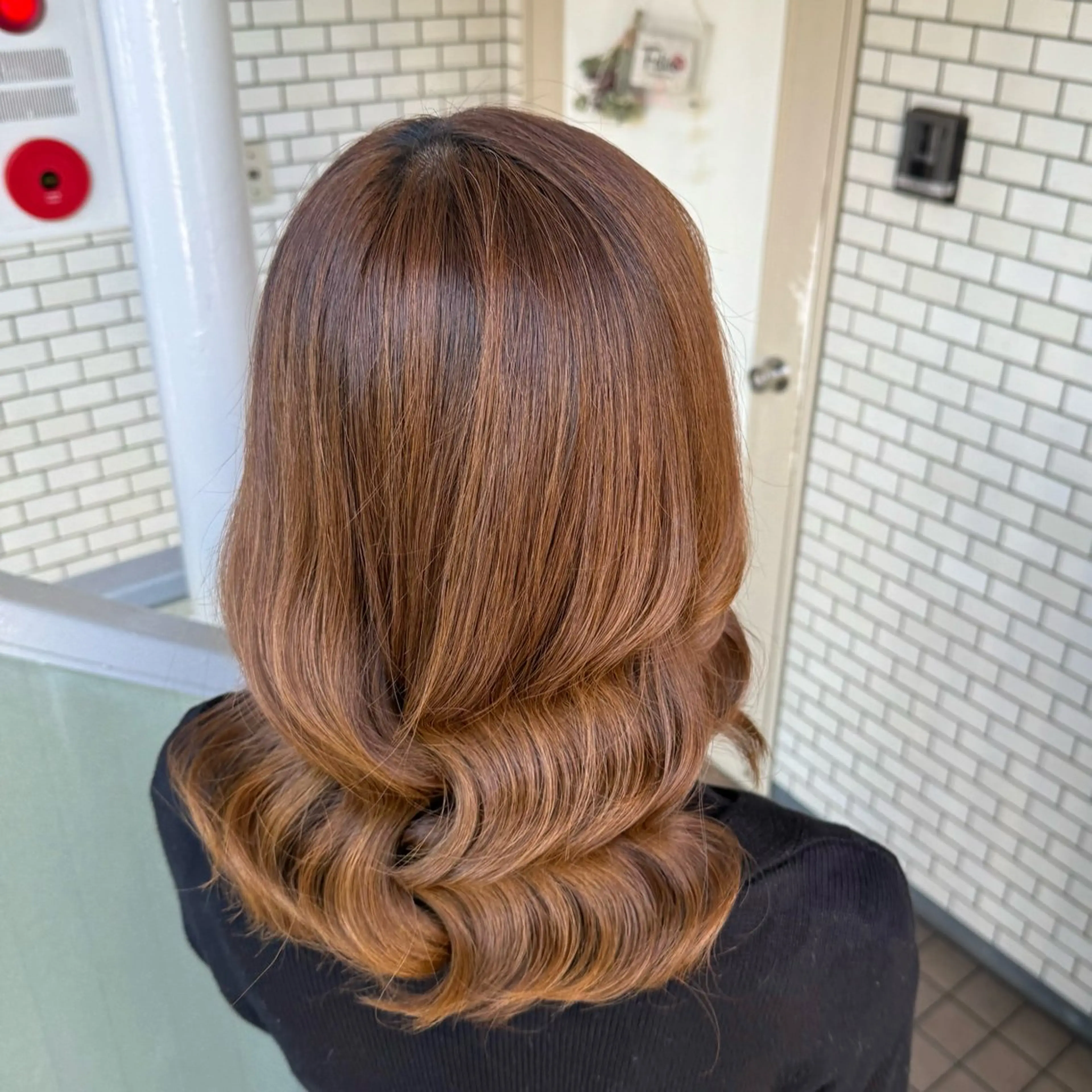 ミディアム ヘアアレンジ ハーフアップ デート ヨシンモリ ヘアセット 褒められヘアメイク /‎ボブ女子🐶みおのその他イメージ