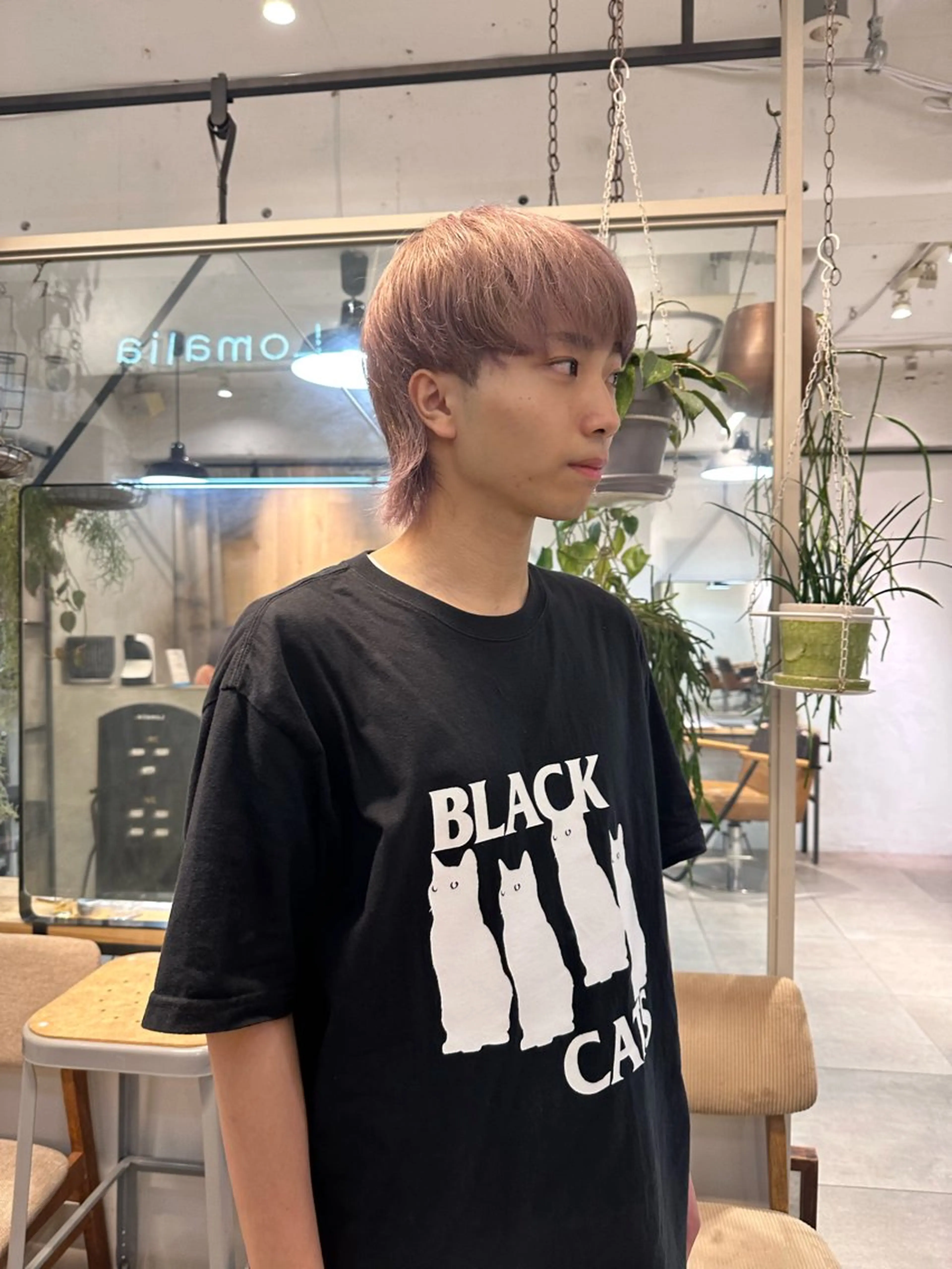 カラー メンズ ヘアカラー トリートメント REINA☁️透明感 カラー/ぷつっと♡のヘアスタイル