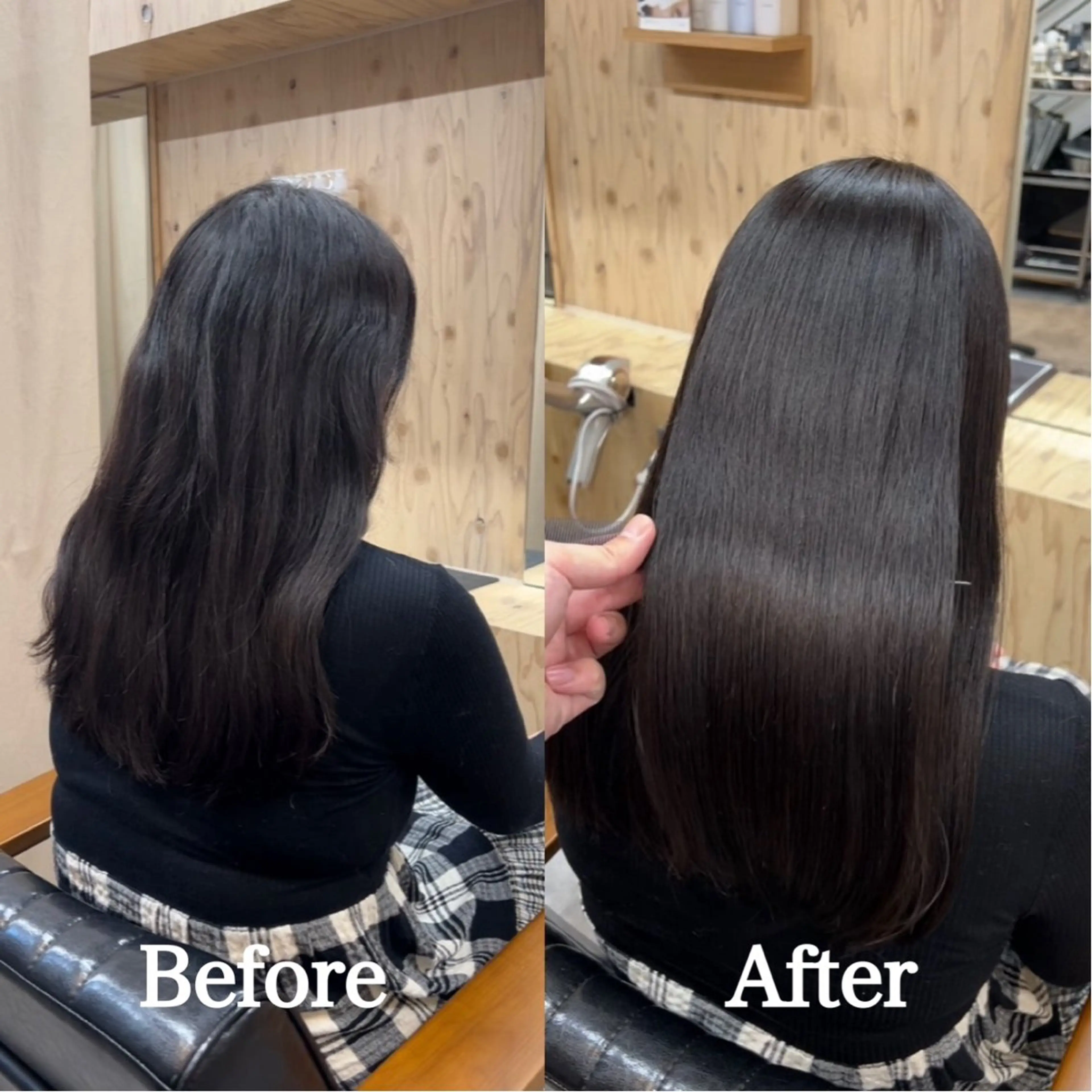 ロング 縮毛矯正 トリートメント 美髪縮毛矯正/ 髪質改善/岩田一駿のヘアスタイル