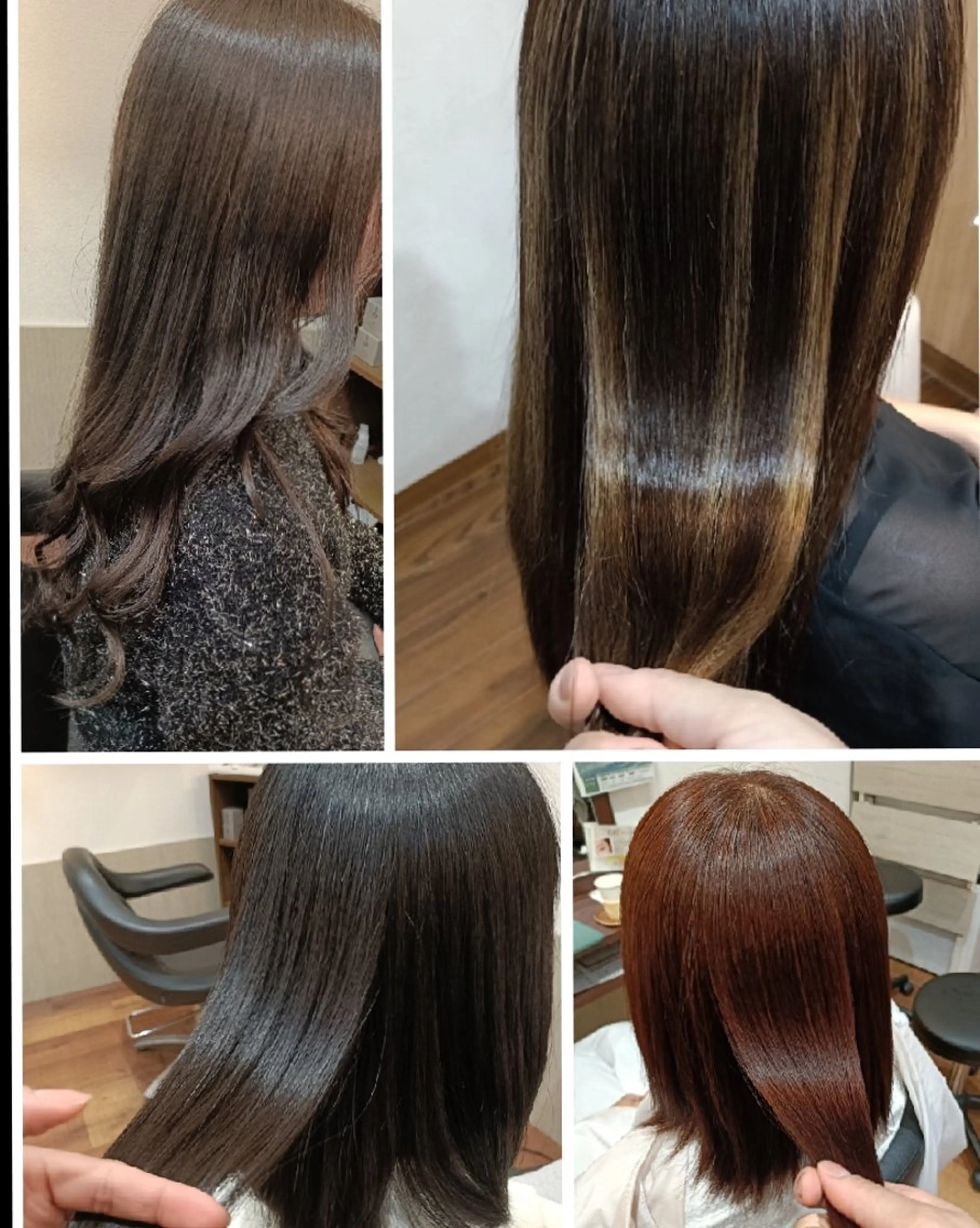 セミロング 縮毛矯正 縮毛矯正 MOLLA 浅香山店所属・谷口ゆめ/縮毛矯正/ カット/美眉ワックスのヘアスタイル