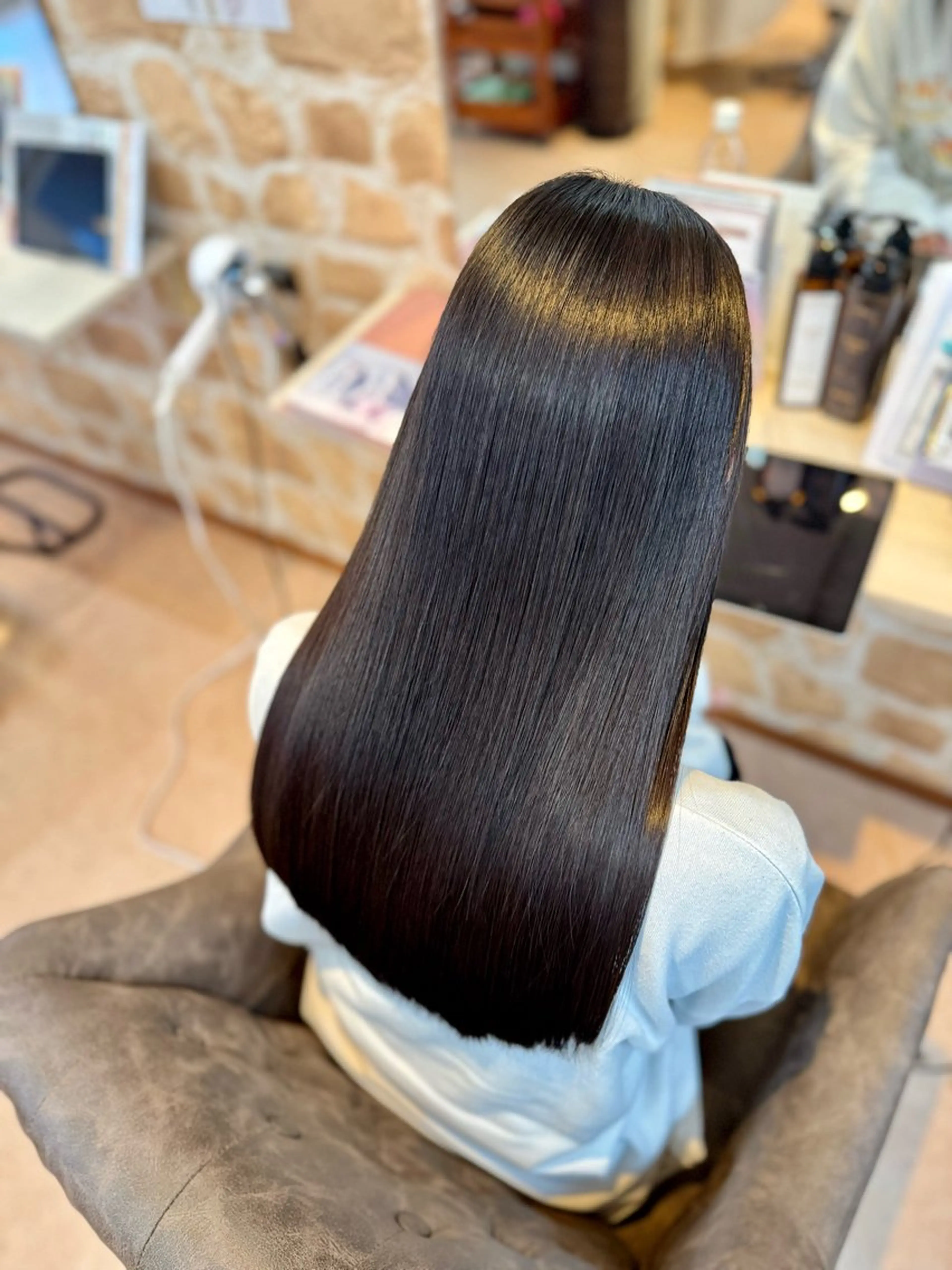 セミロング カット 縮毛矯正 浜松/磐田/縮毛矯正 /メンズカット/Yuのヘアスタイル