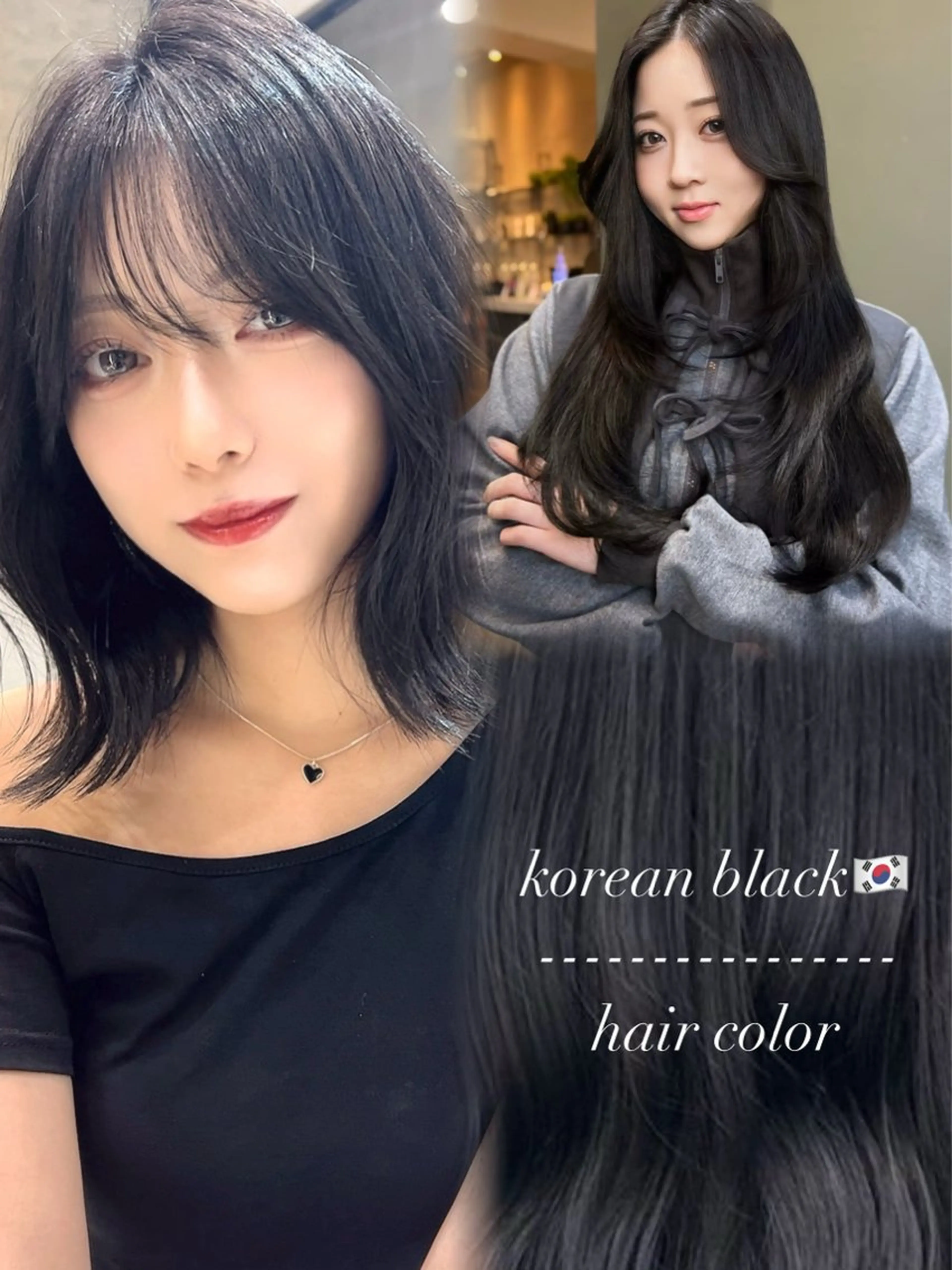 ミディアム カラー カット ヘアカラー トリートメント ❣️韓国レイヤー ❣️渡部晃輝のヘアスタイル