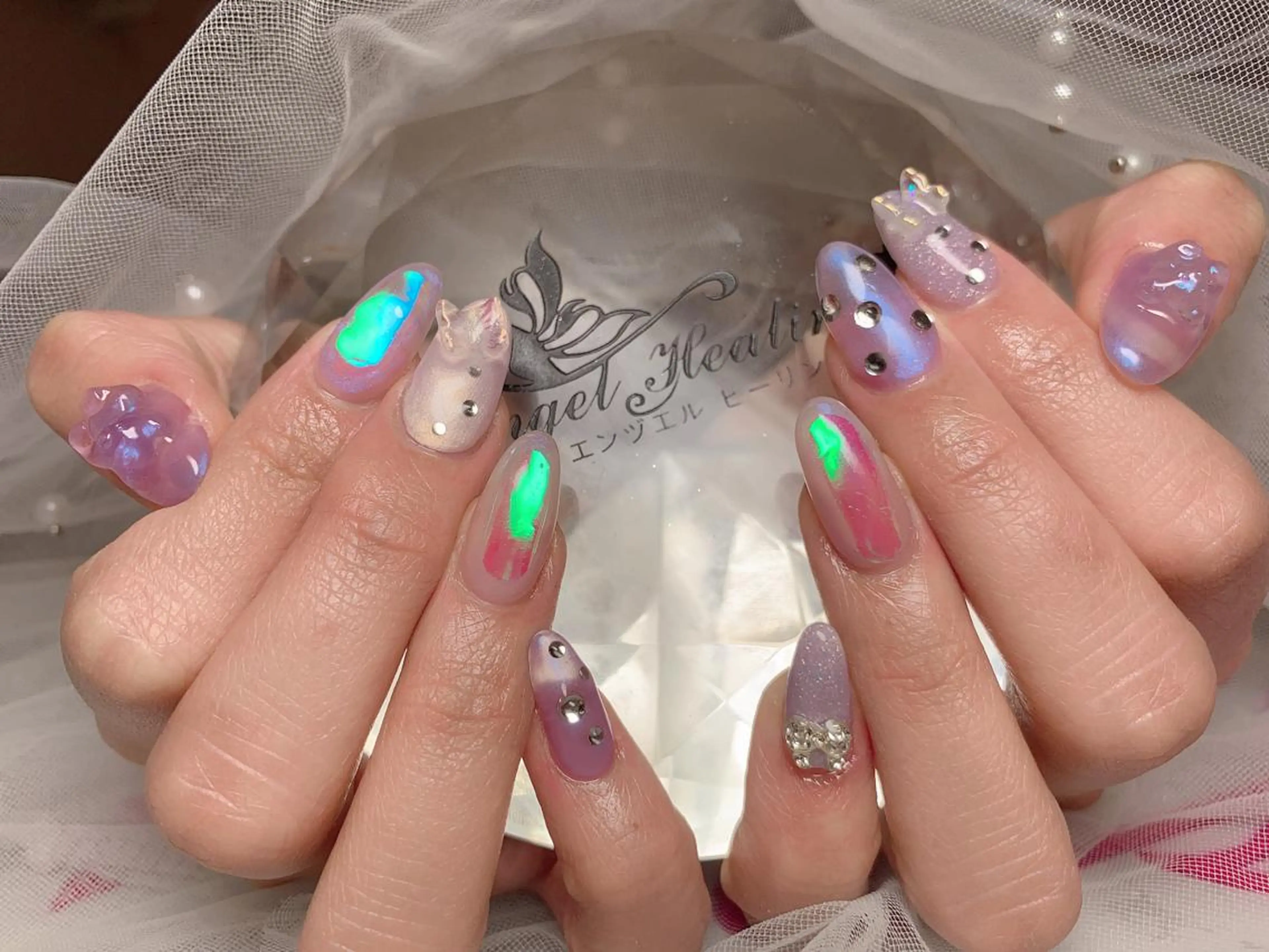 ネイル エンジェル ヒーリング 矢場町店のネイルデザイン