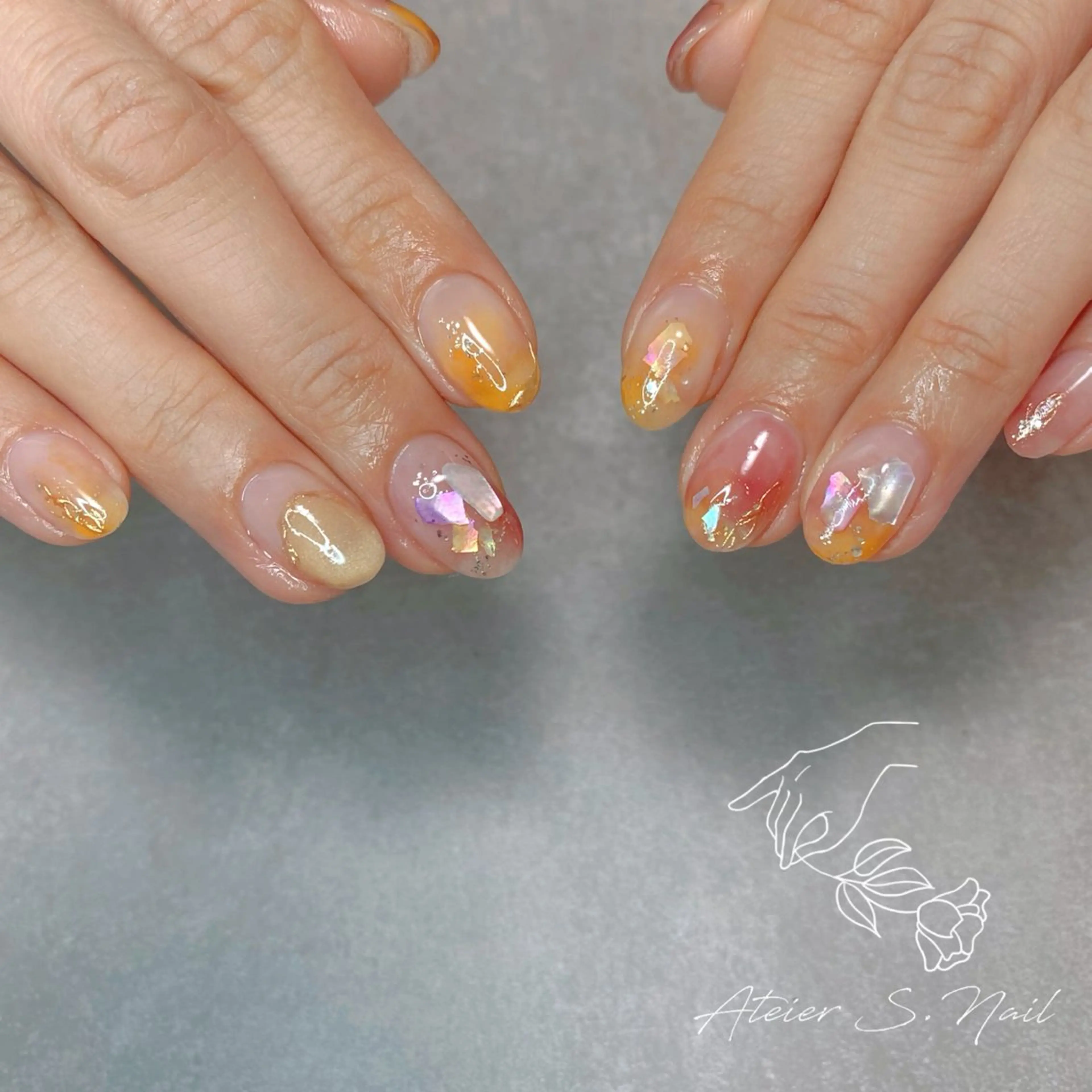 ネイル ハンドネイル Atelier S.nailのネイルデザイン