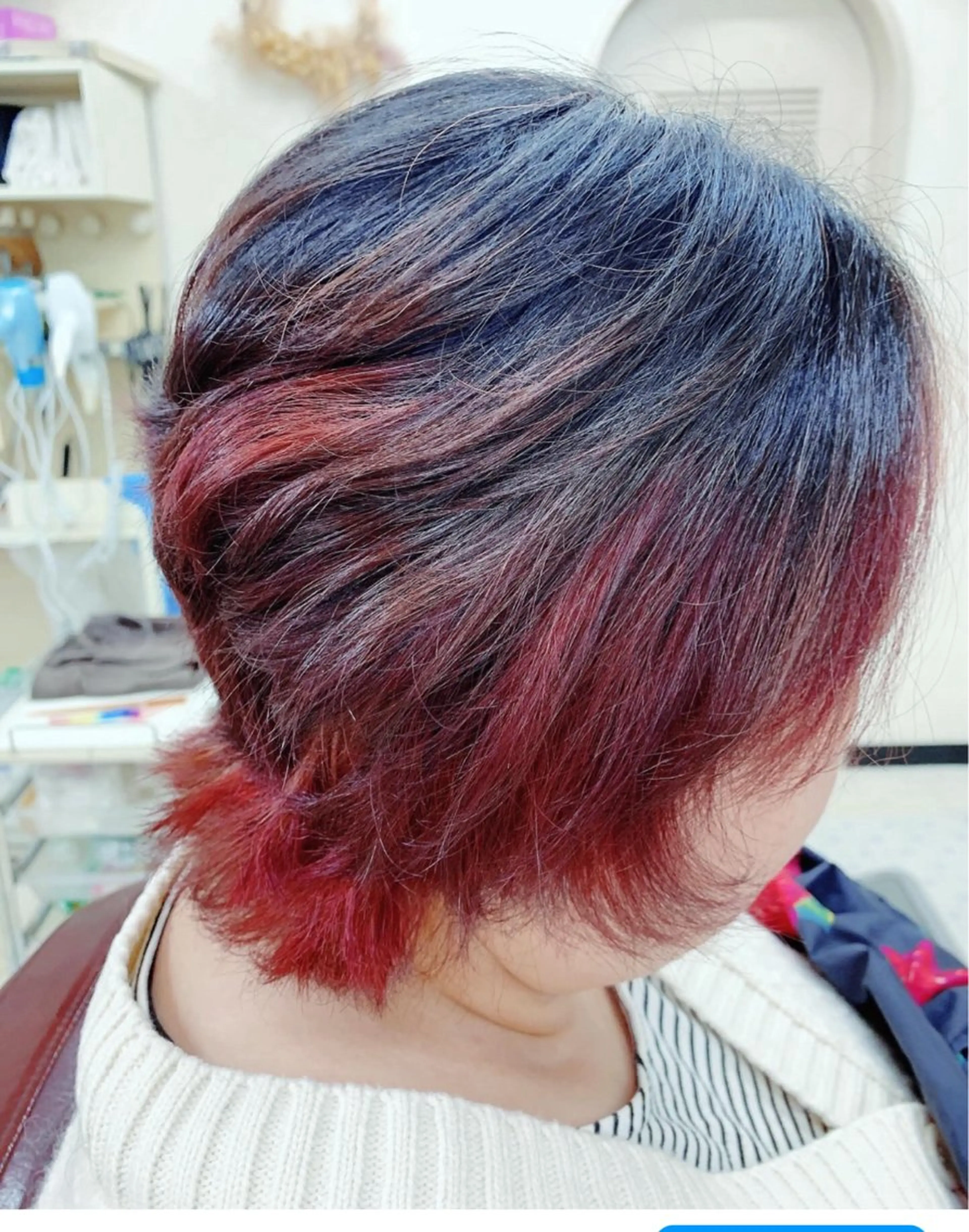 カラー ブラウンカラー メッシュ 竹内 秀美のヘアスタイル