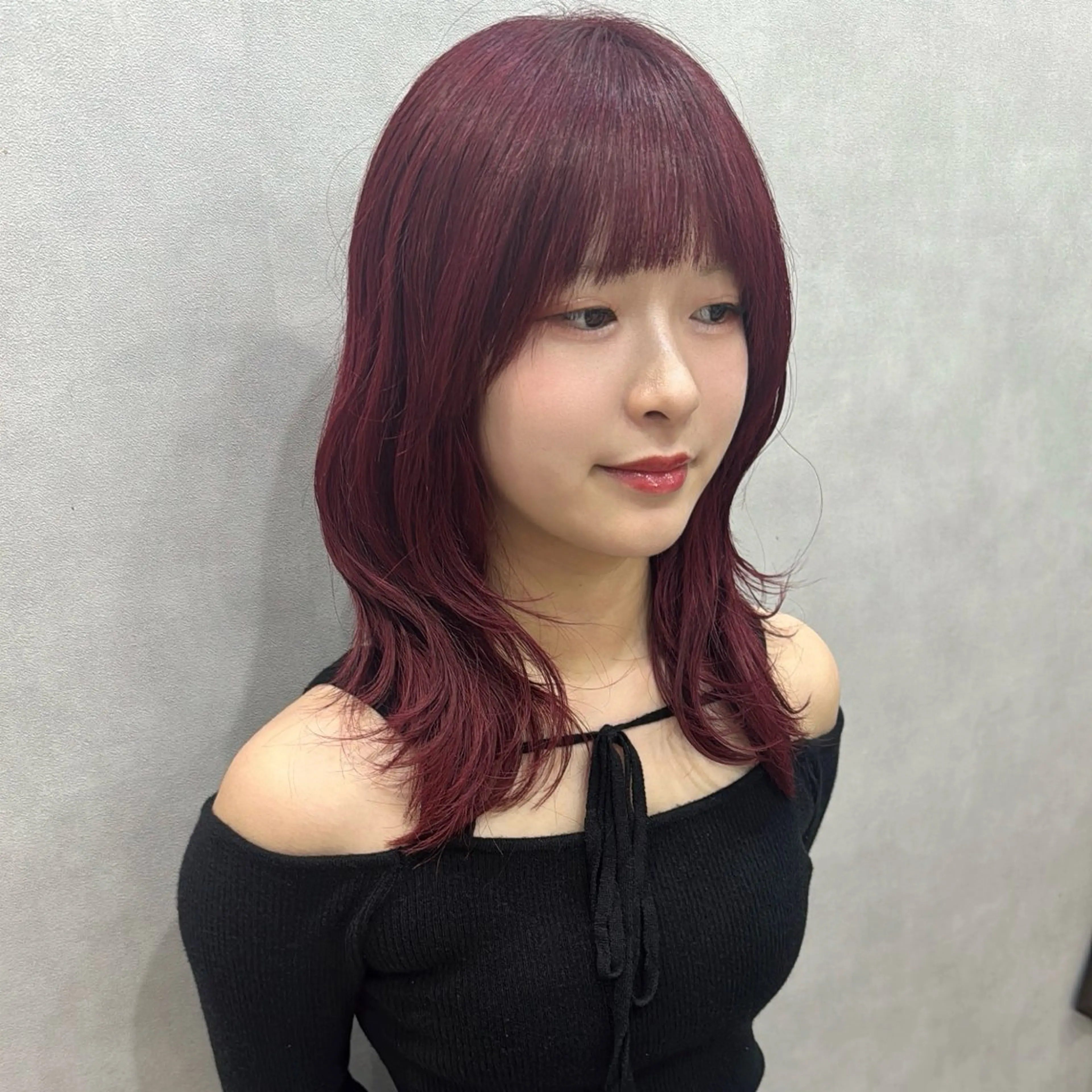 セミロング カラー 暖色カラー/ブリーチ 🎀オビツメイ🎀のヘアスタイル