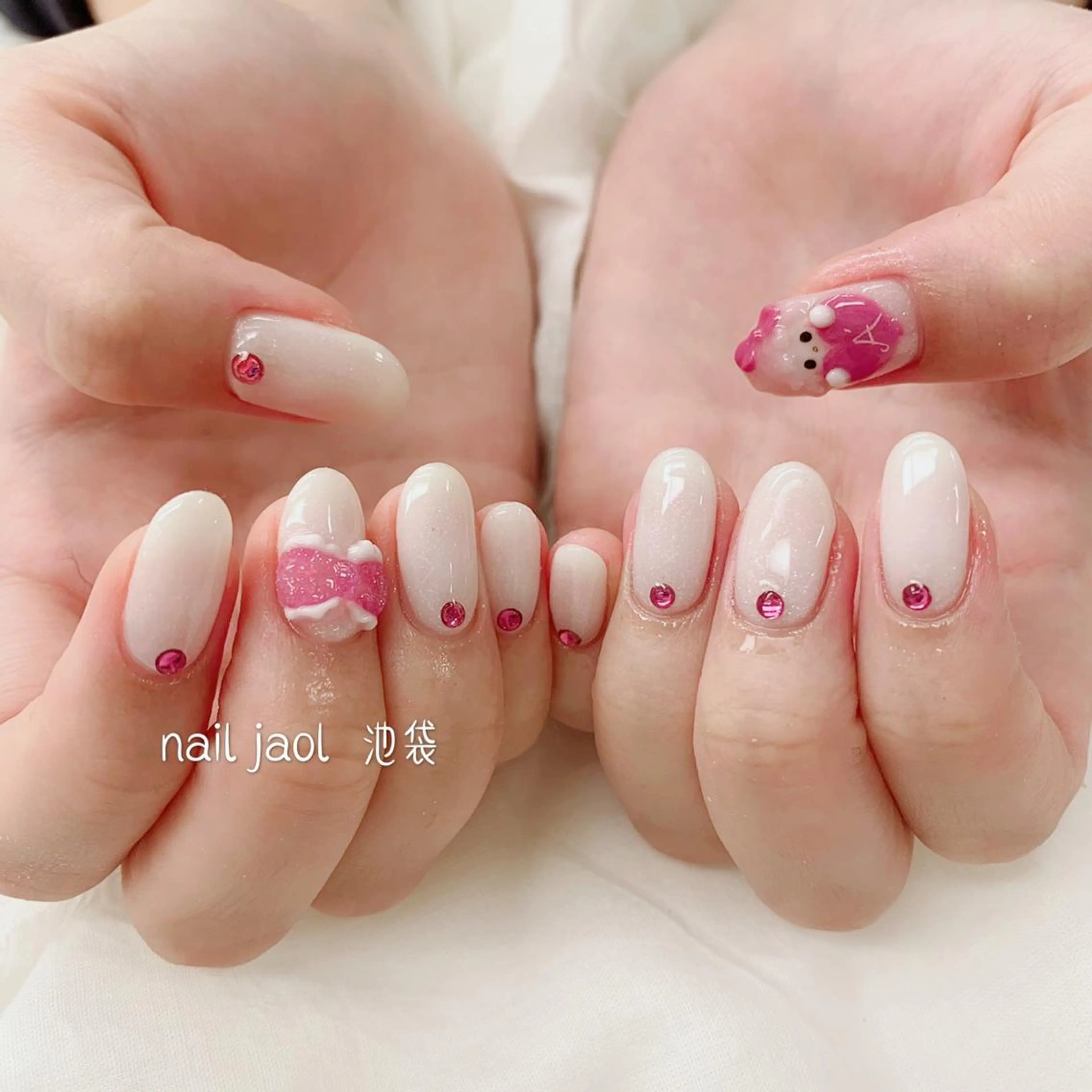 ミディアム nail jaol池袋店所属・ネイルJaol 池袋のネイルデザイン