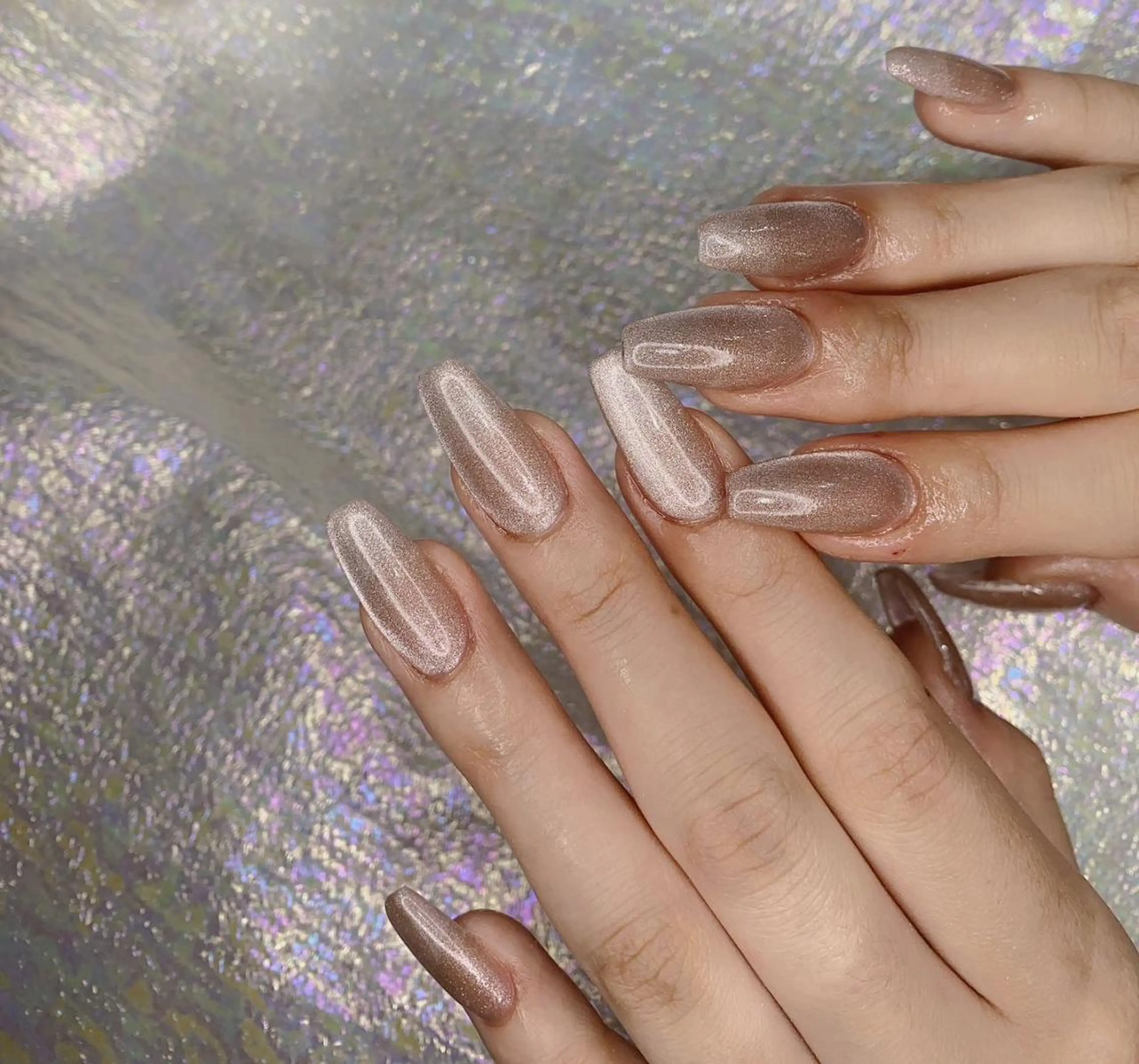 ネイル 長さ出し マグネットネイル ワンカラーネイル ネイルチップ Queens テイのネイルデザイン